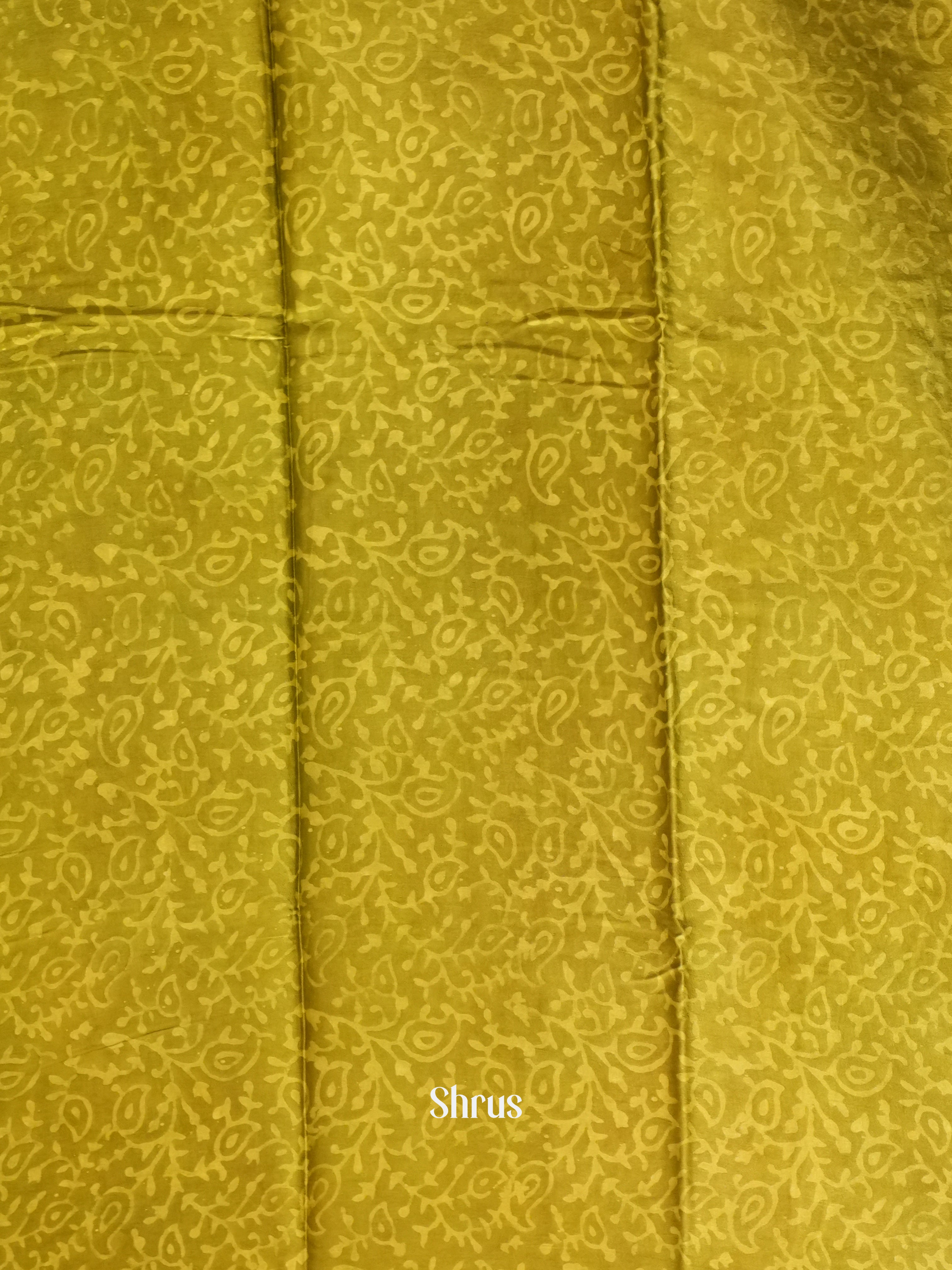 Lime Green & Black- Modal Silk Saree - Shop on ShrusEternity.com