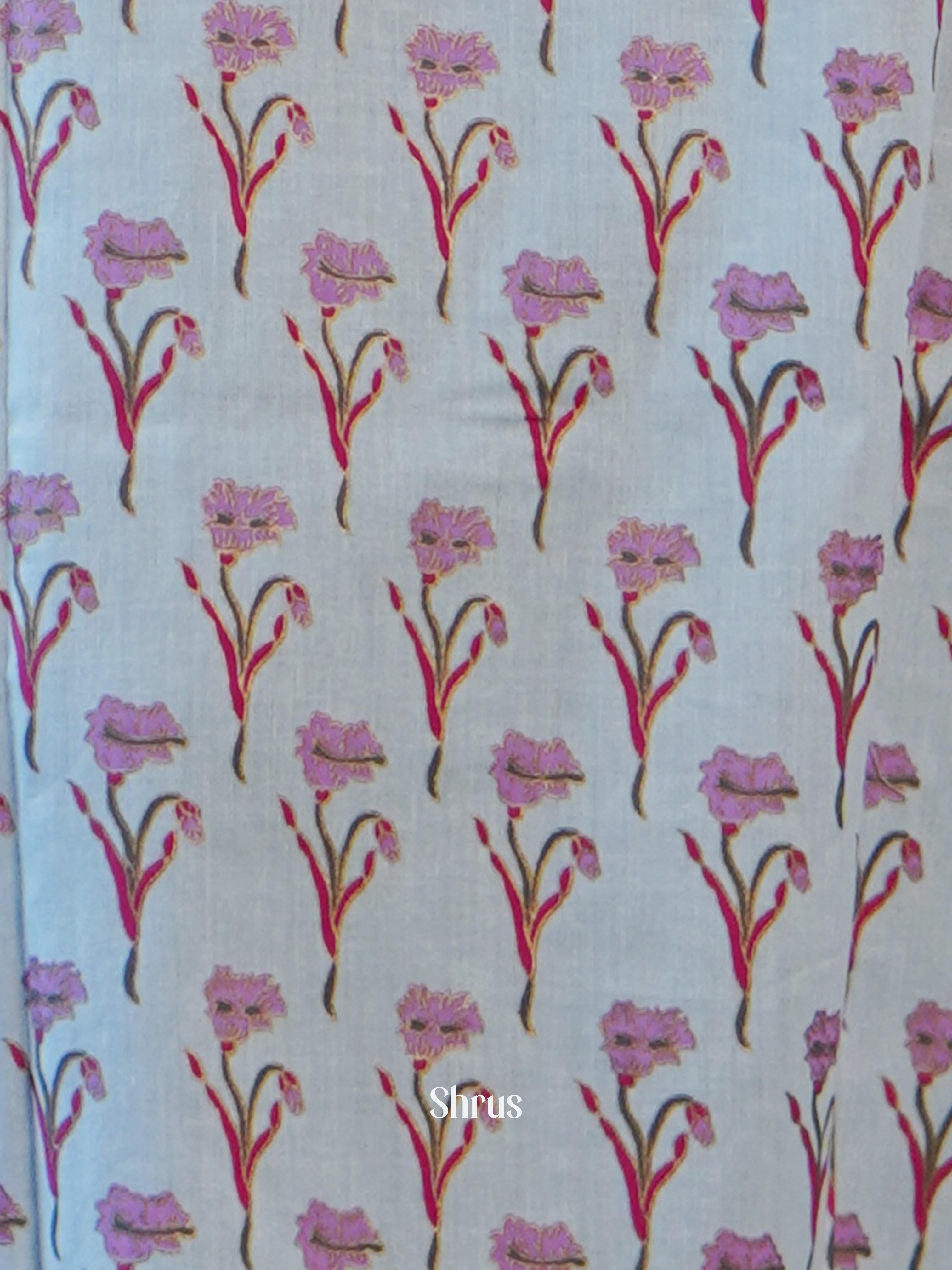 Cream & Pink - Readymade Kurti - Shop on ShrusEternity.com