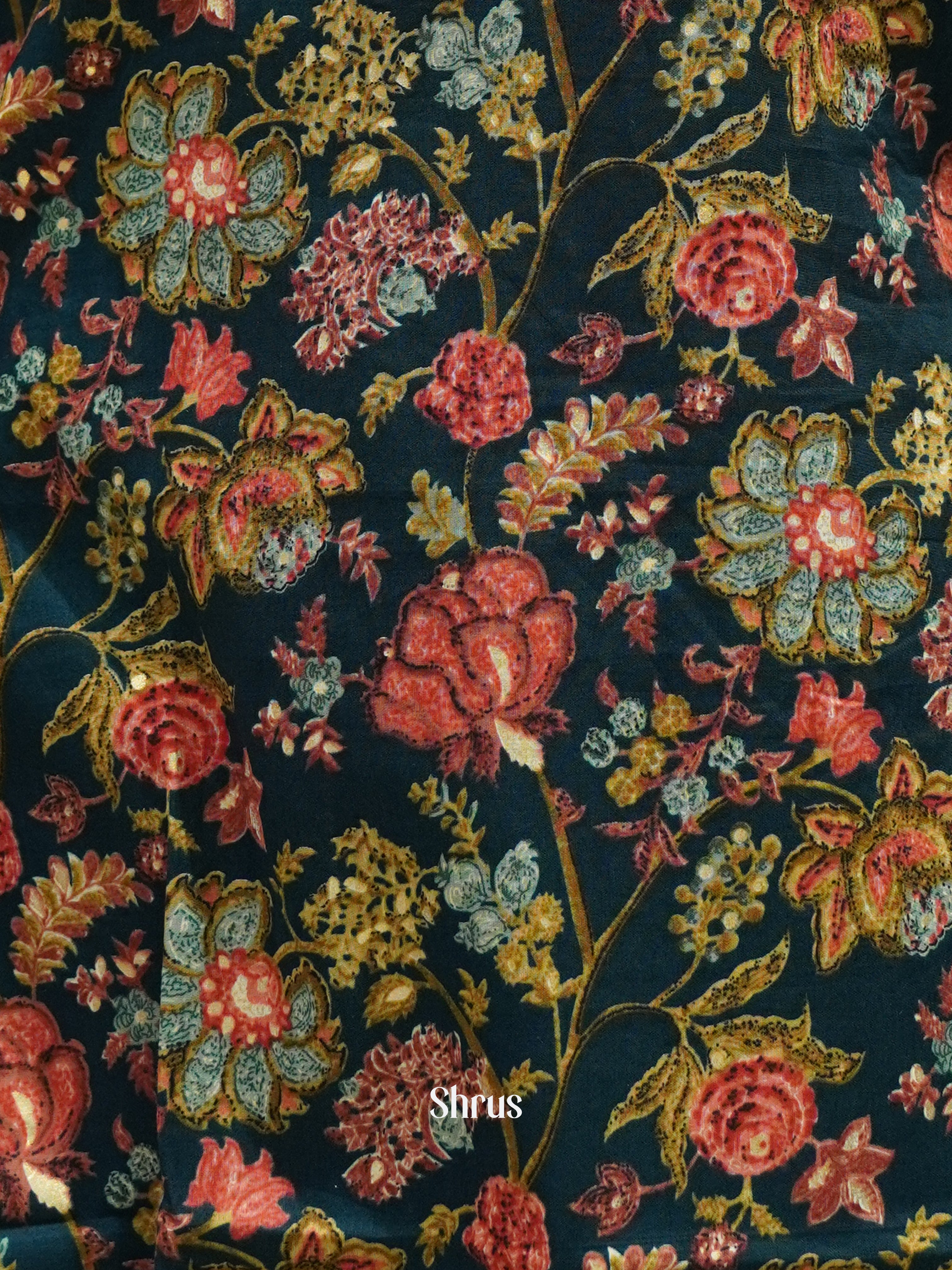 Blue - Readymade Kurti - Shop on ShrusEternity.com