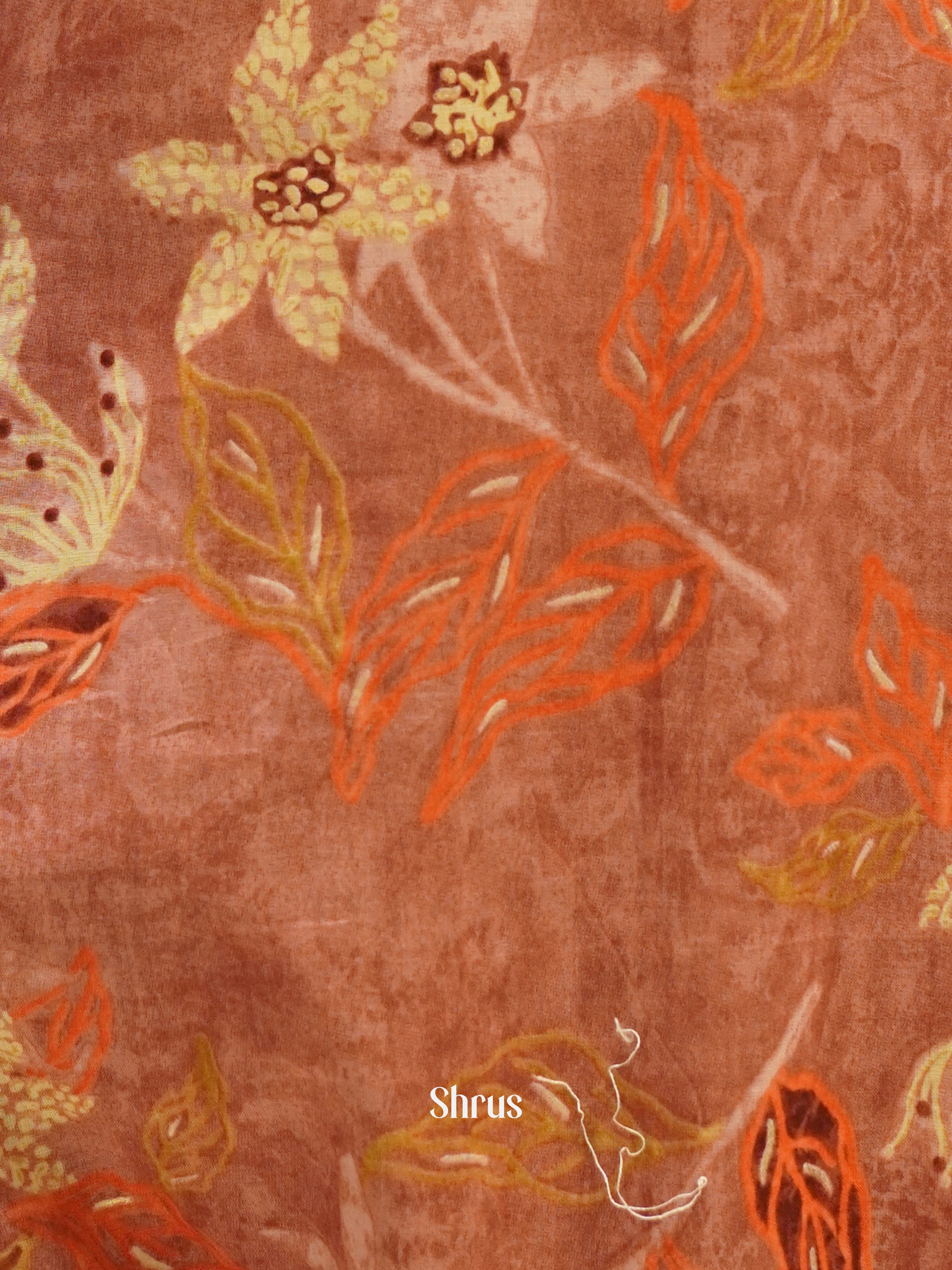 Brown - Readymade Kurti - Shop on ShrusEternity.com