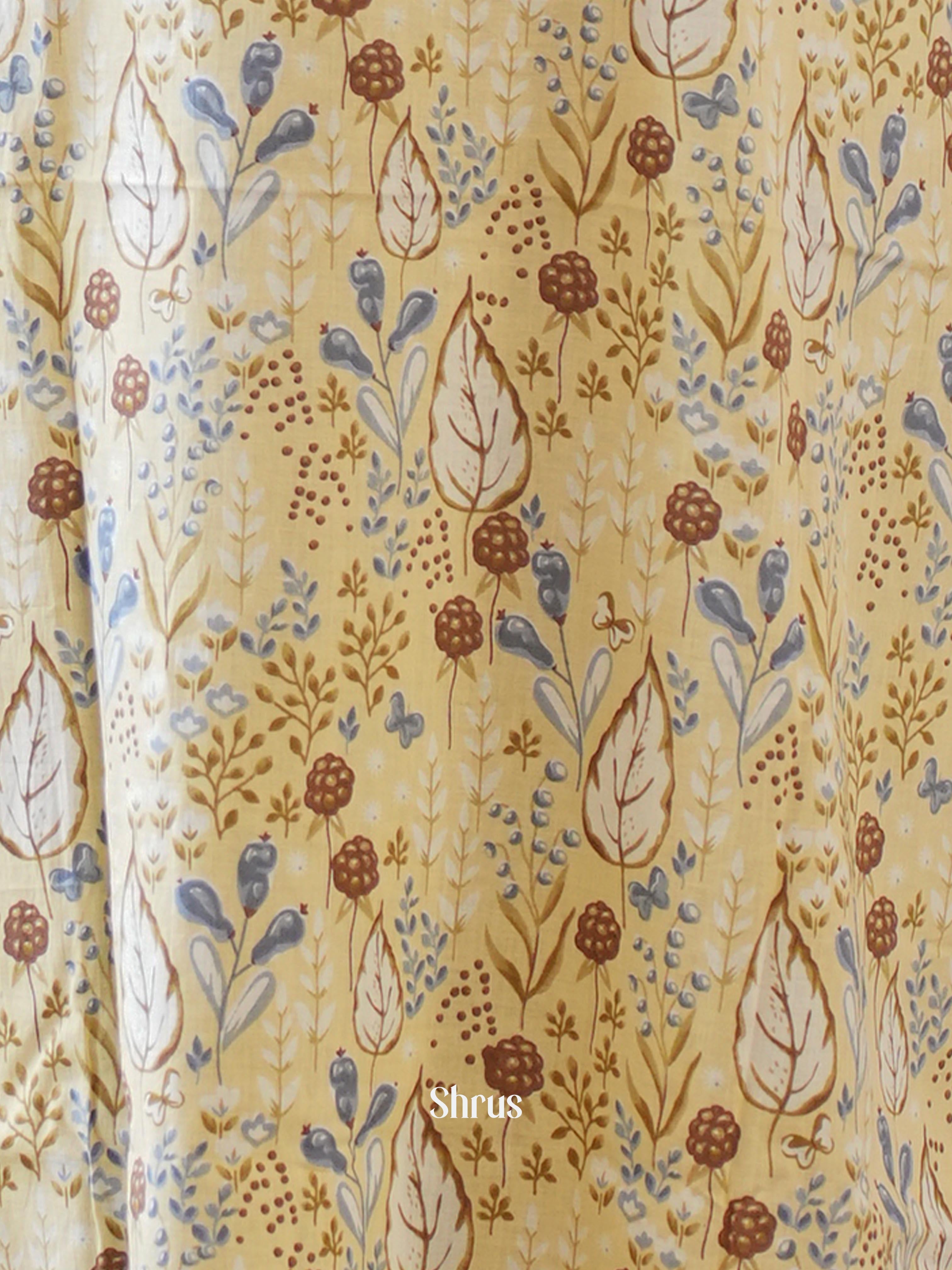 Yellow - Readymade Kurti - Shop on ShrusEternity.com