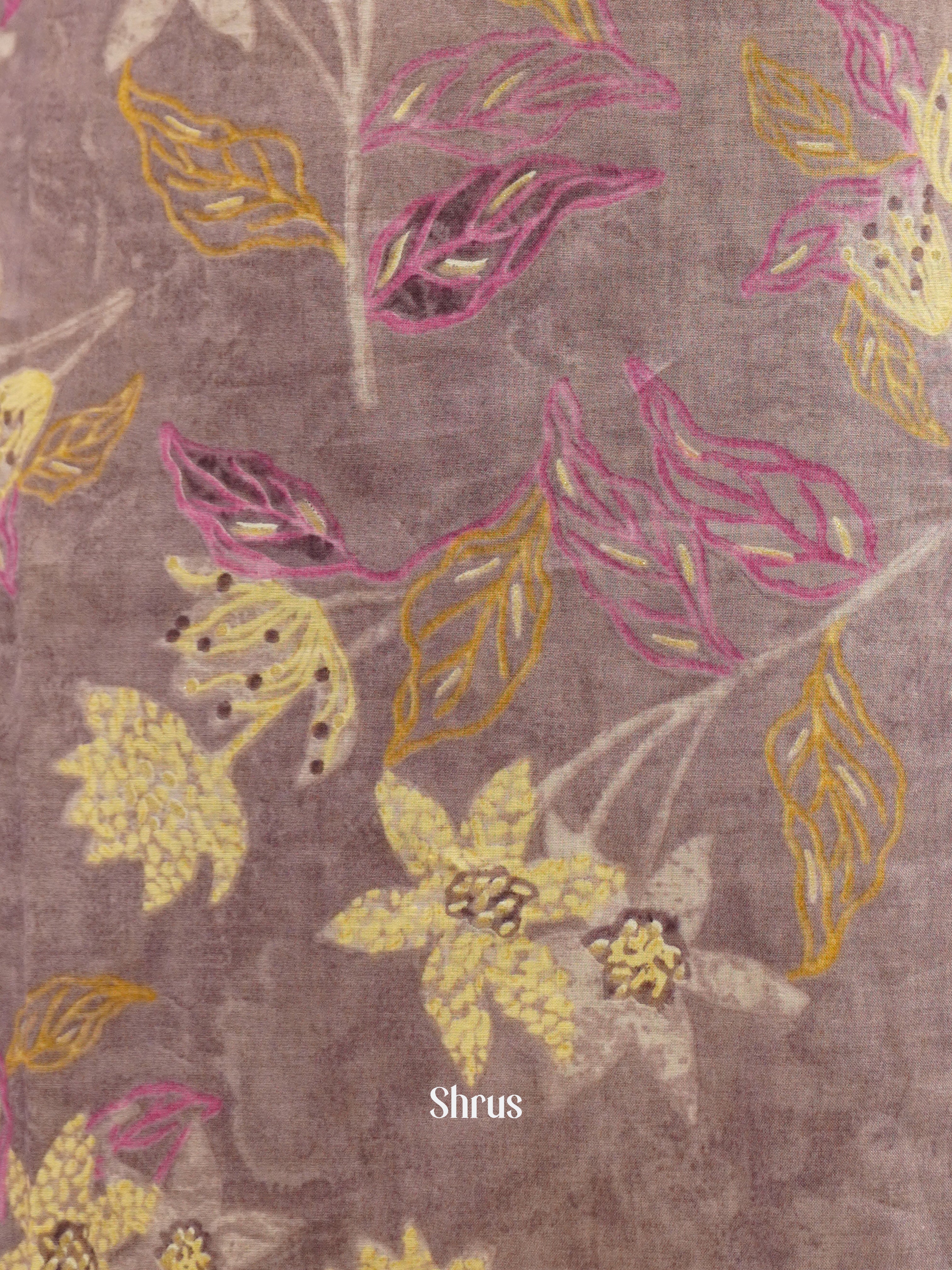 Greyish Purple - Readymade Kurti - Shop on ShrusEternity.com