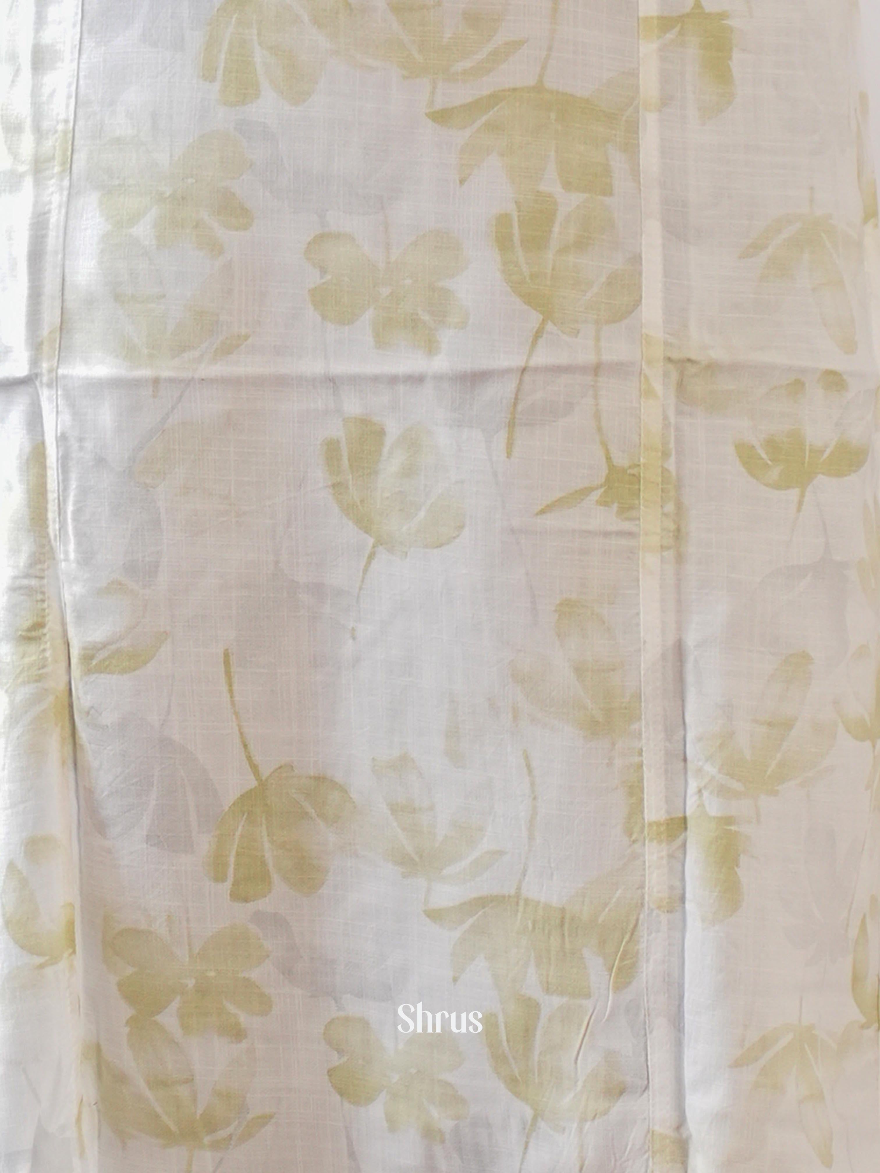 Cream & Green - Readymade Kurti - Shop on ShrusEternity.com