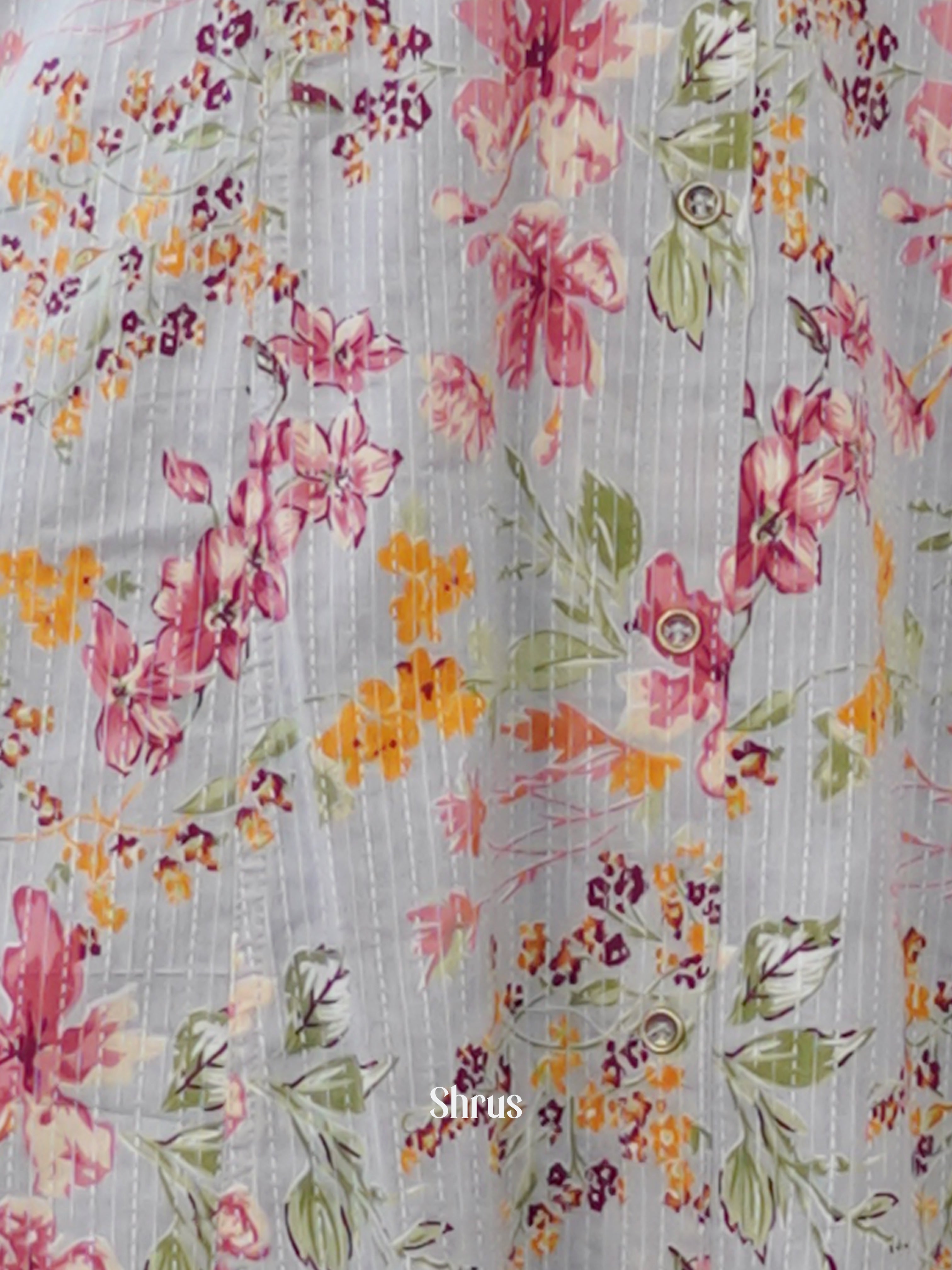 Green & Pink - Readymade Kurti - Shop on ShrusEternity.com