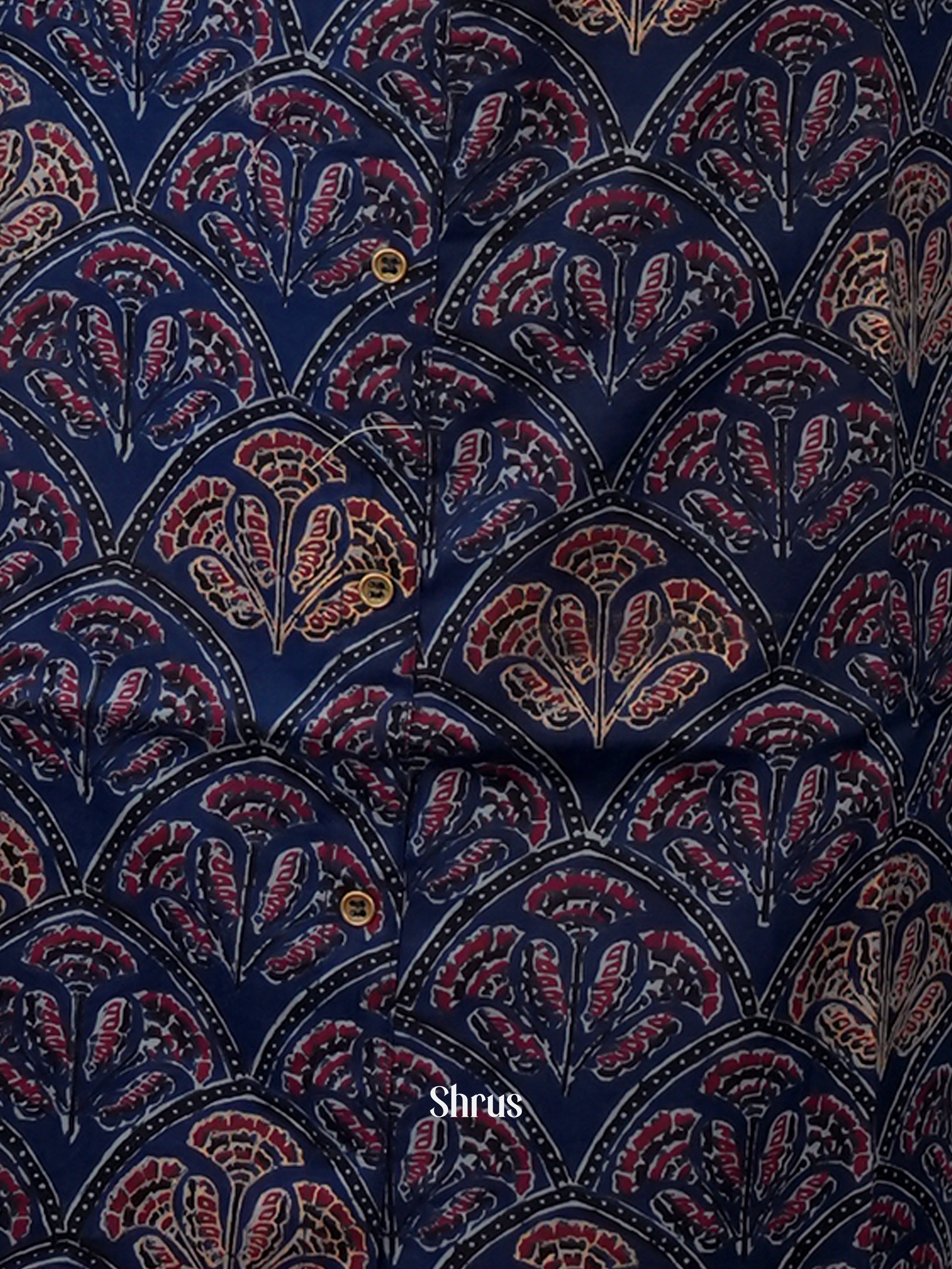 Blue - 2pc printed Readymade Suits - Shop on ShrusEternity.com