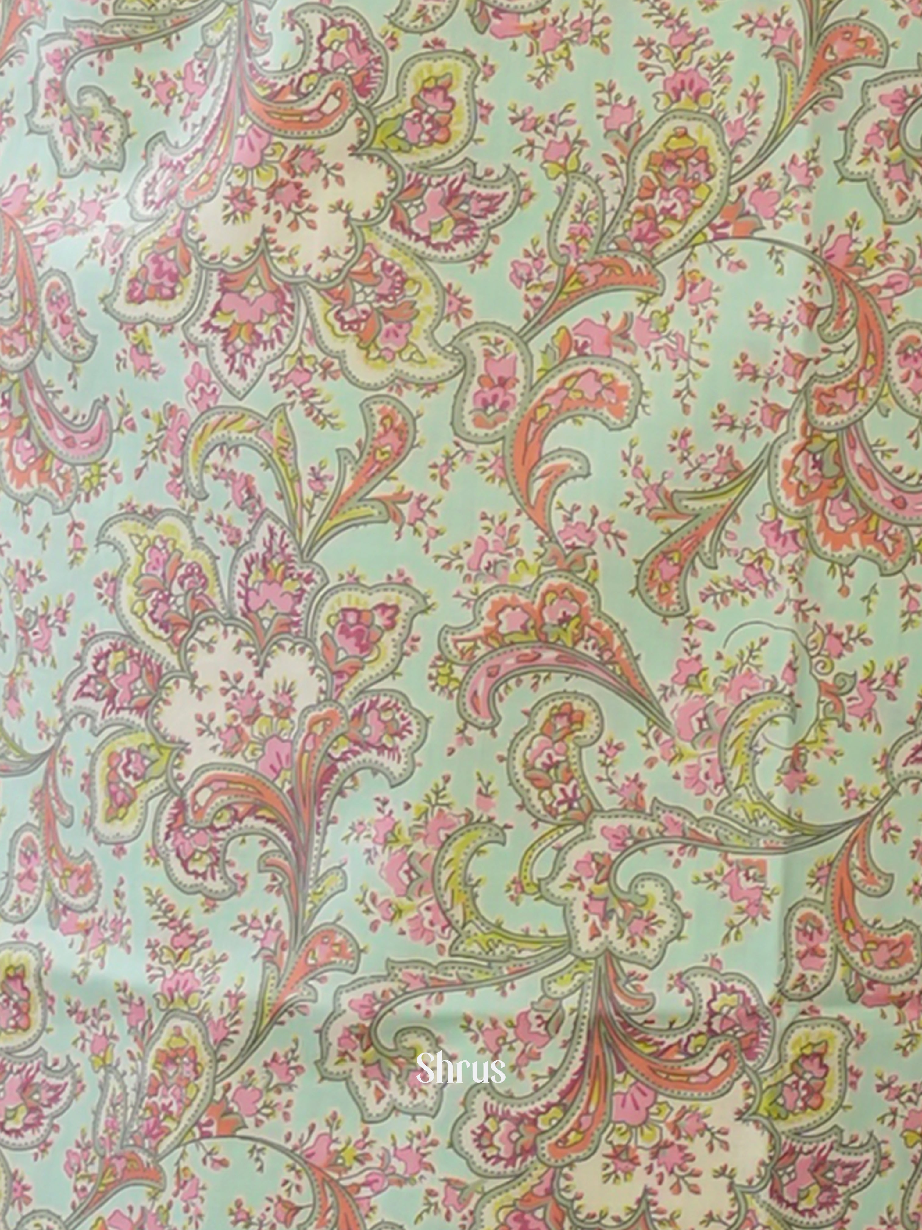 Green & Pink - 2pc printed Readymade Suits - Shop on ShrusEternity.com