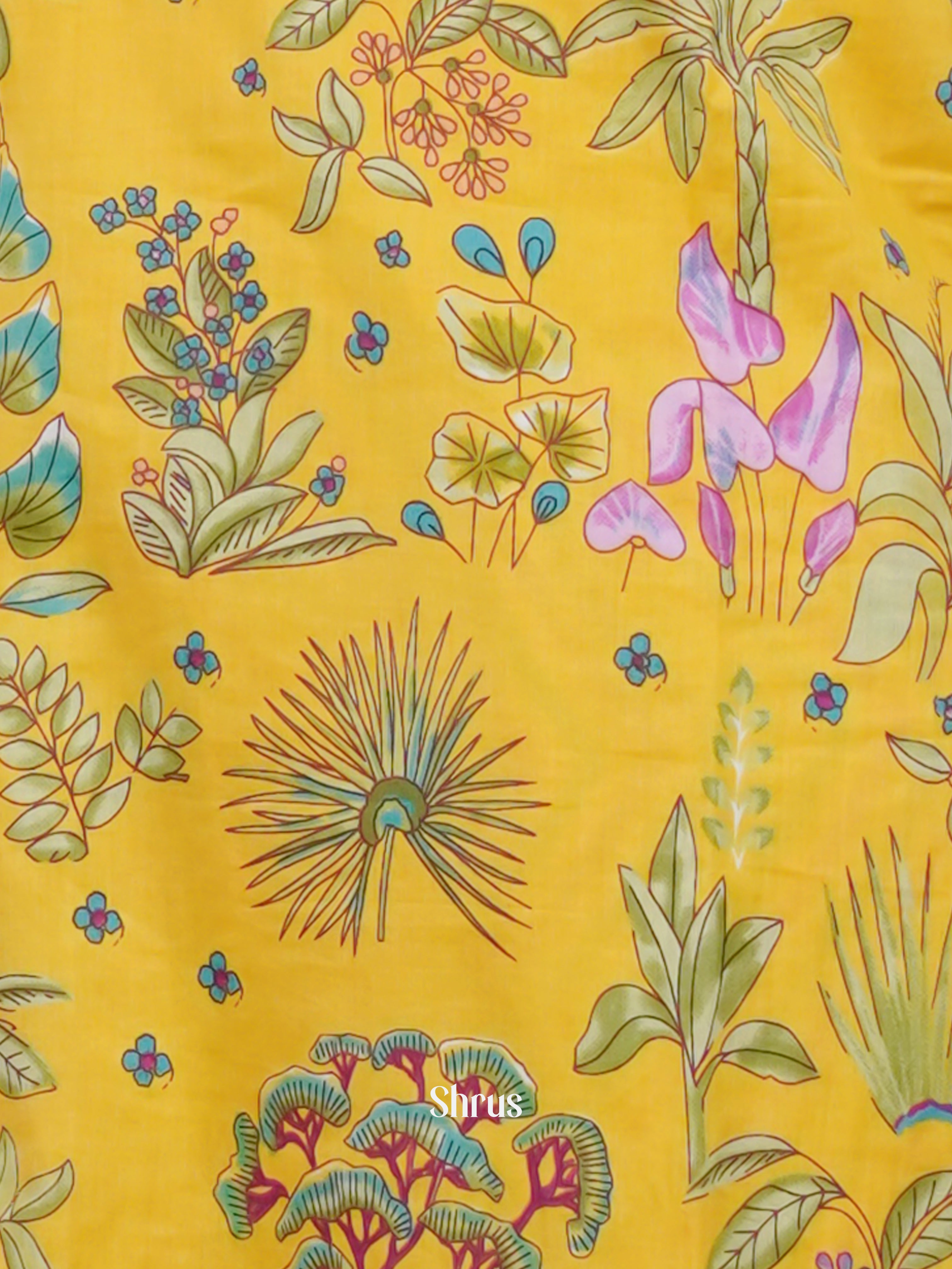 Yellow - 2pc Casual printed Readymade Suits - Shop on ShrusEternity.com