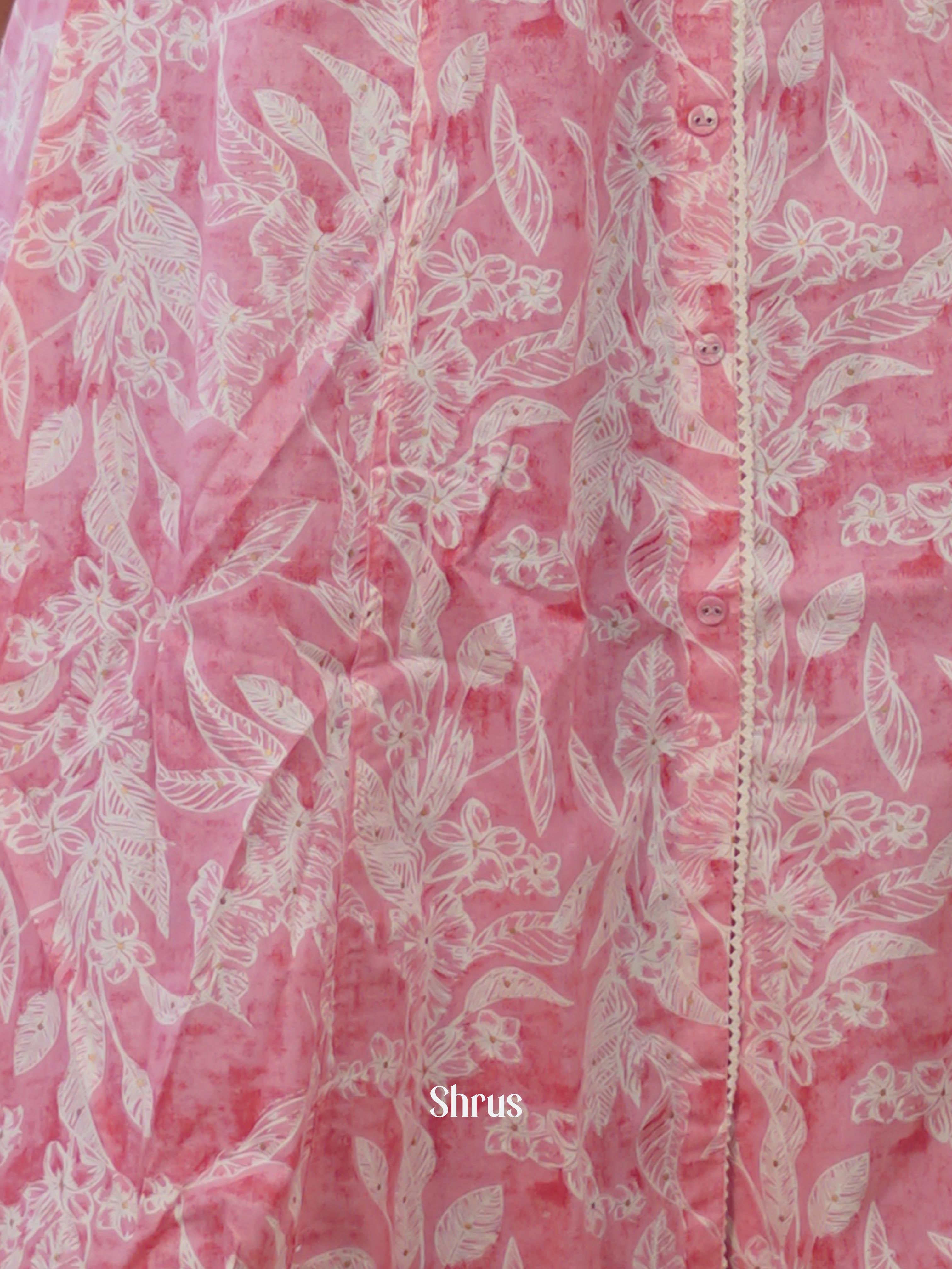 Pink - Readymade Kurti - Shop on ShrusEternity.com