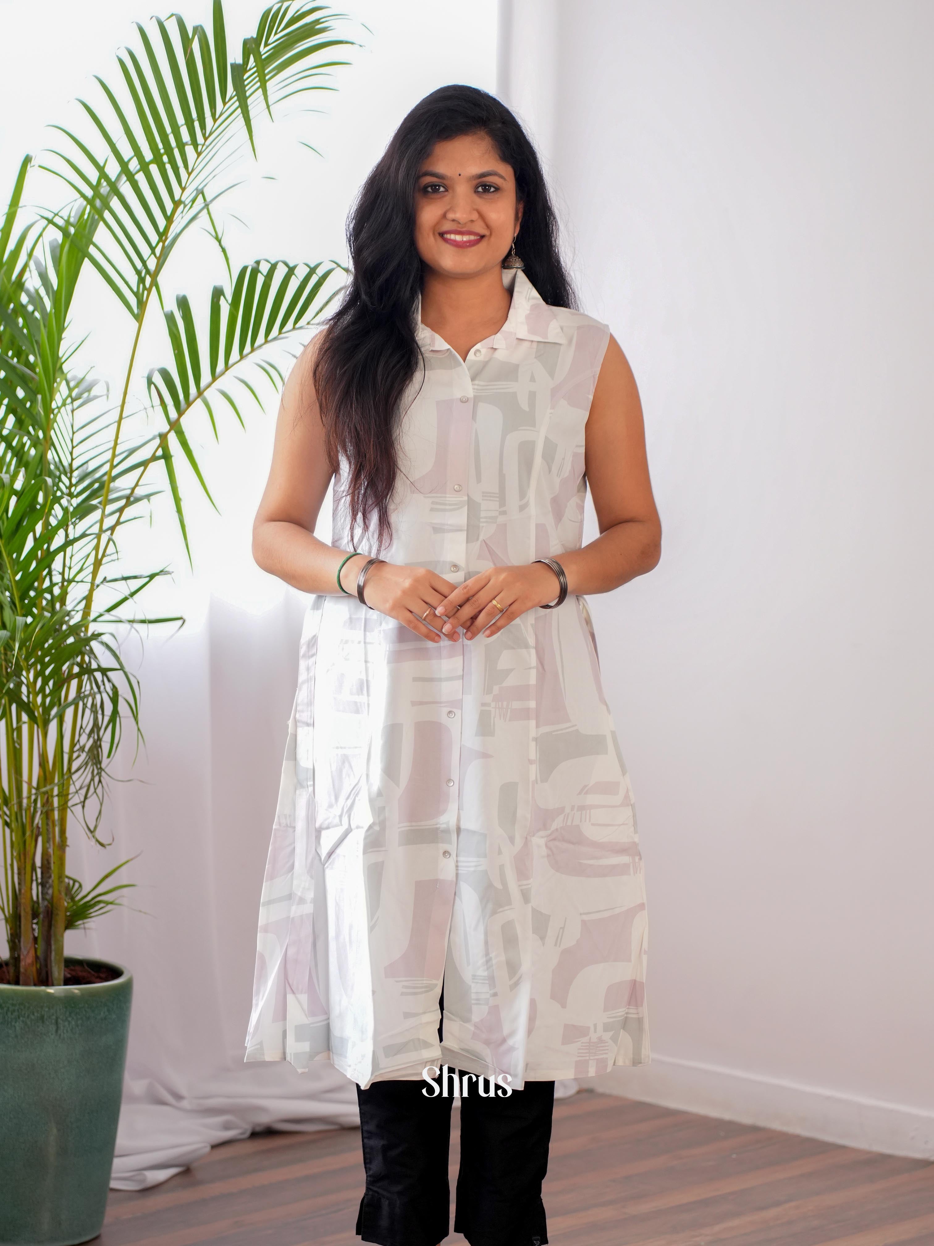 White - Readymade Kurti - Shop on ShrusEternity.com