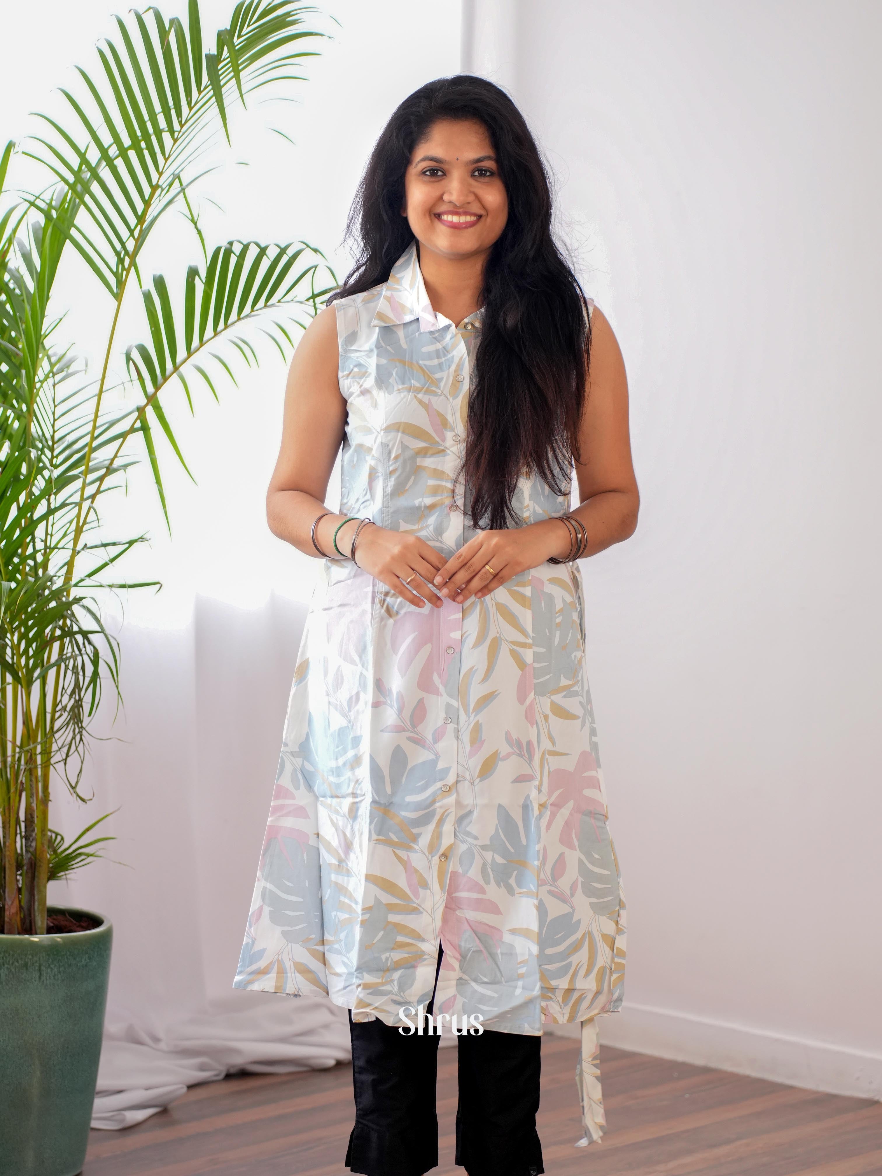 White - Readymade Kurti - Shop on ShrusEternity.com