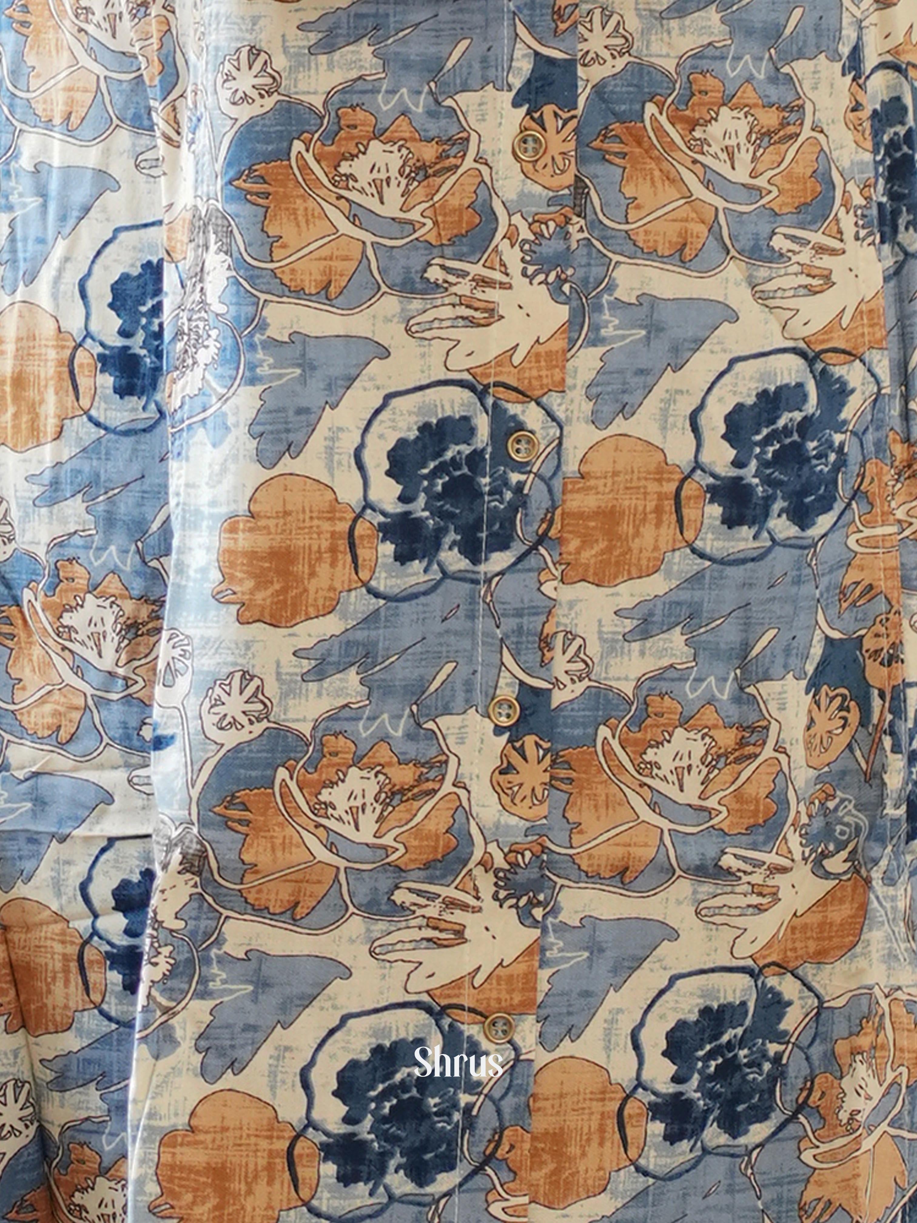 Grey - Readymade Kurti - Shop on ShrusEternity.com