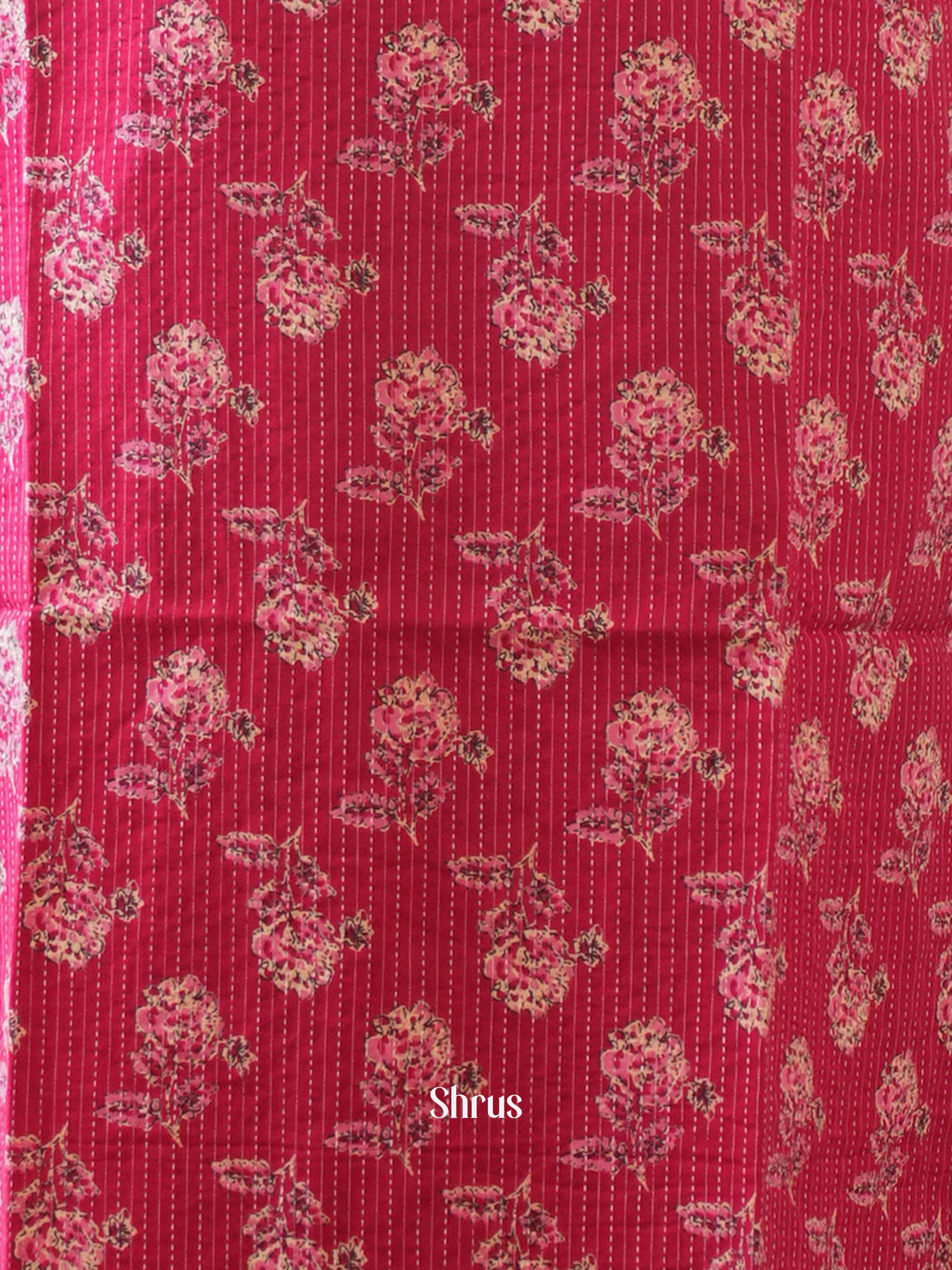 Red - Casual Readymade Kurti - Shop on ShrusEternity.com