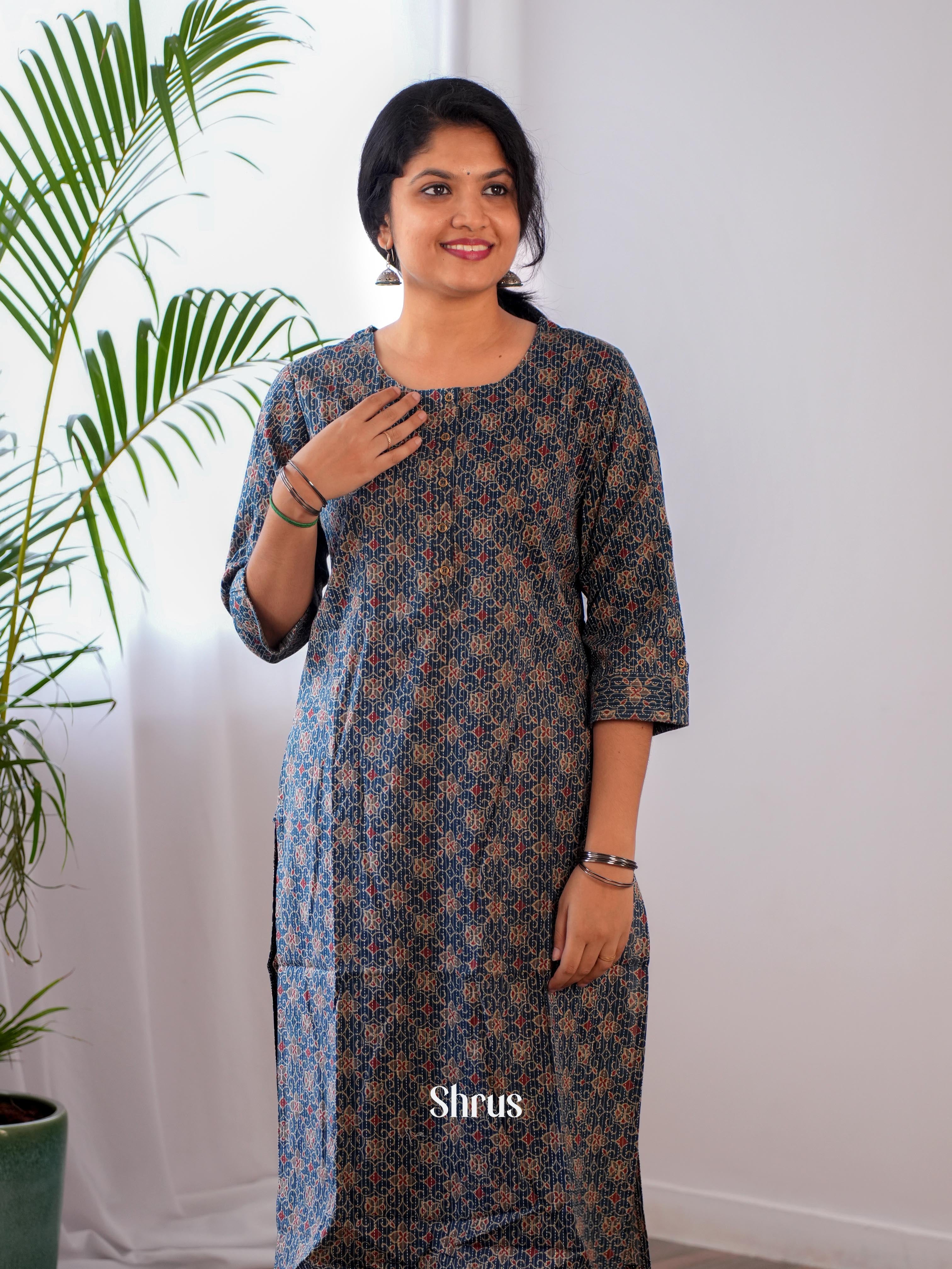 Blue & Grey- Readymade Suits - Shop on ShrusEternity.com