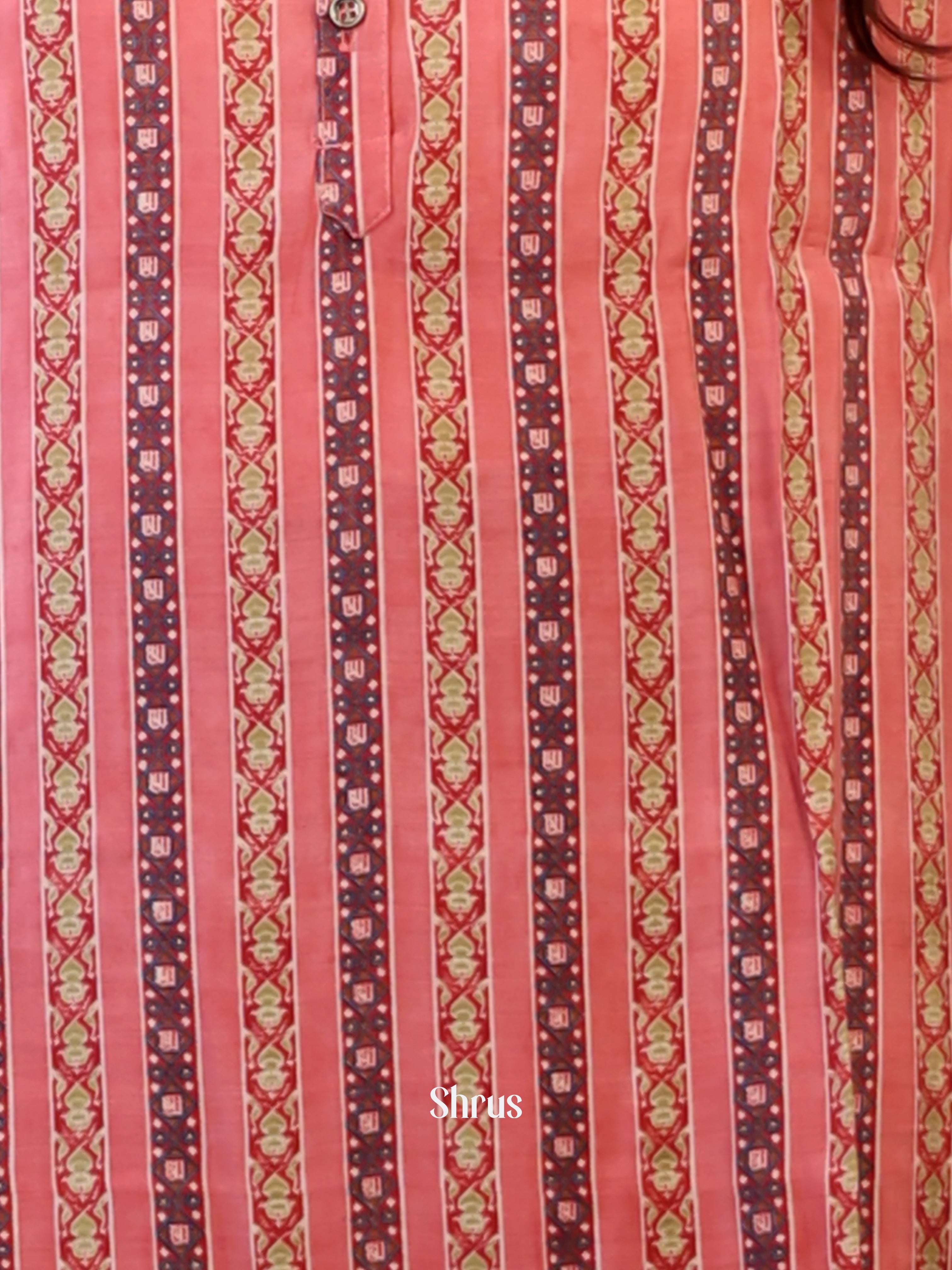 Pink - Readymade kurti - Shop on ShrusEternity.com