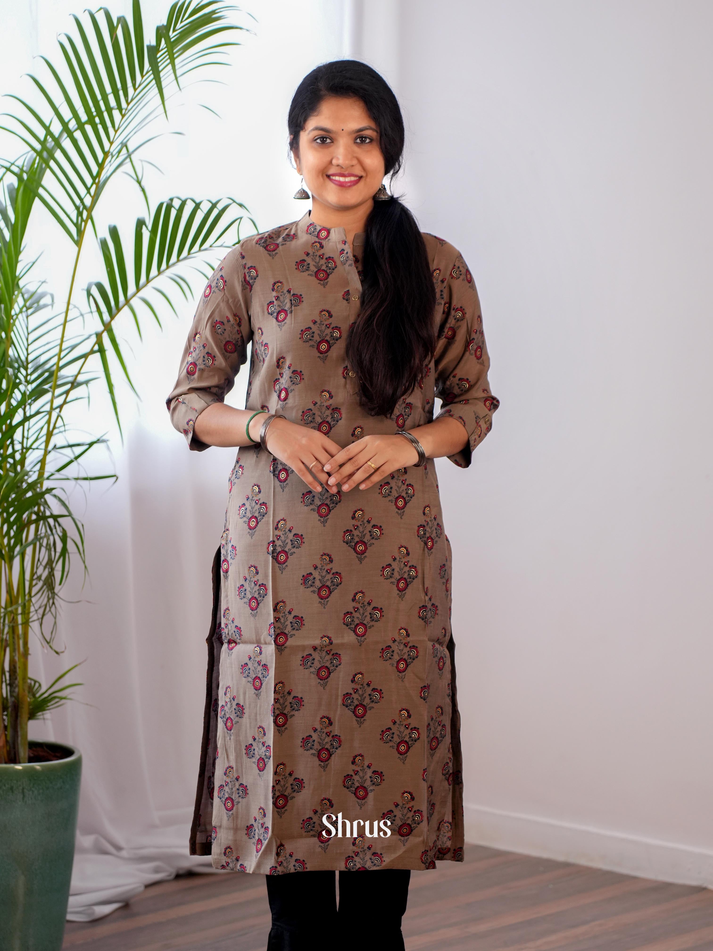 Brown - Readymade Suits - Shop on ShrusEternity.com