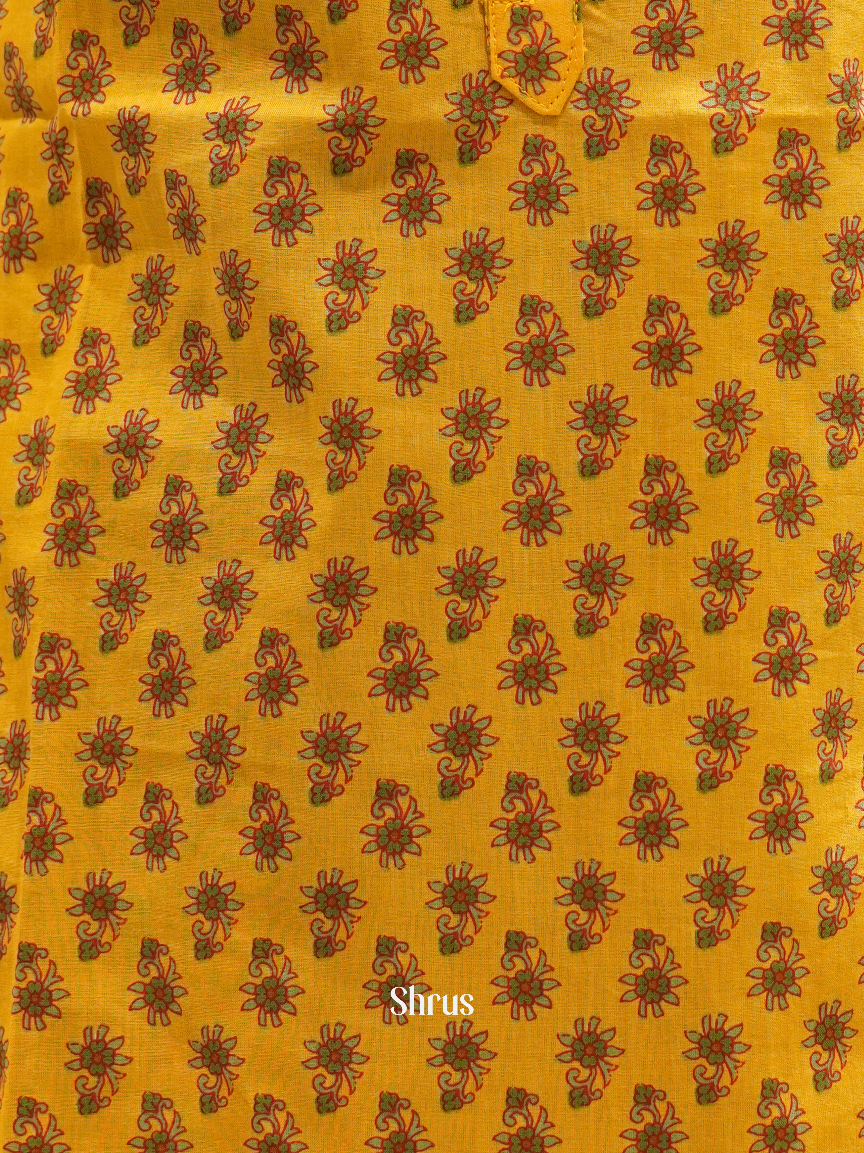 Yellow - Readymade Kurti - Shop on ShrusEternity.com