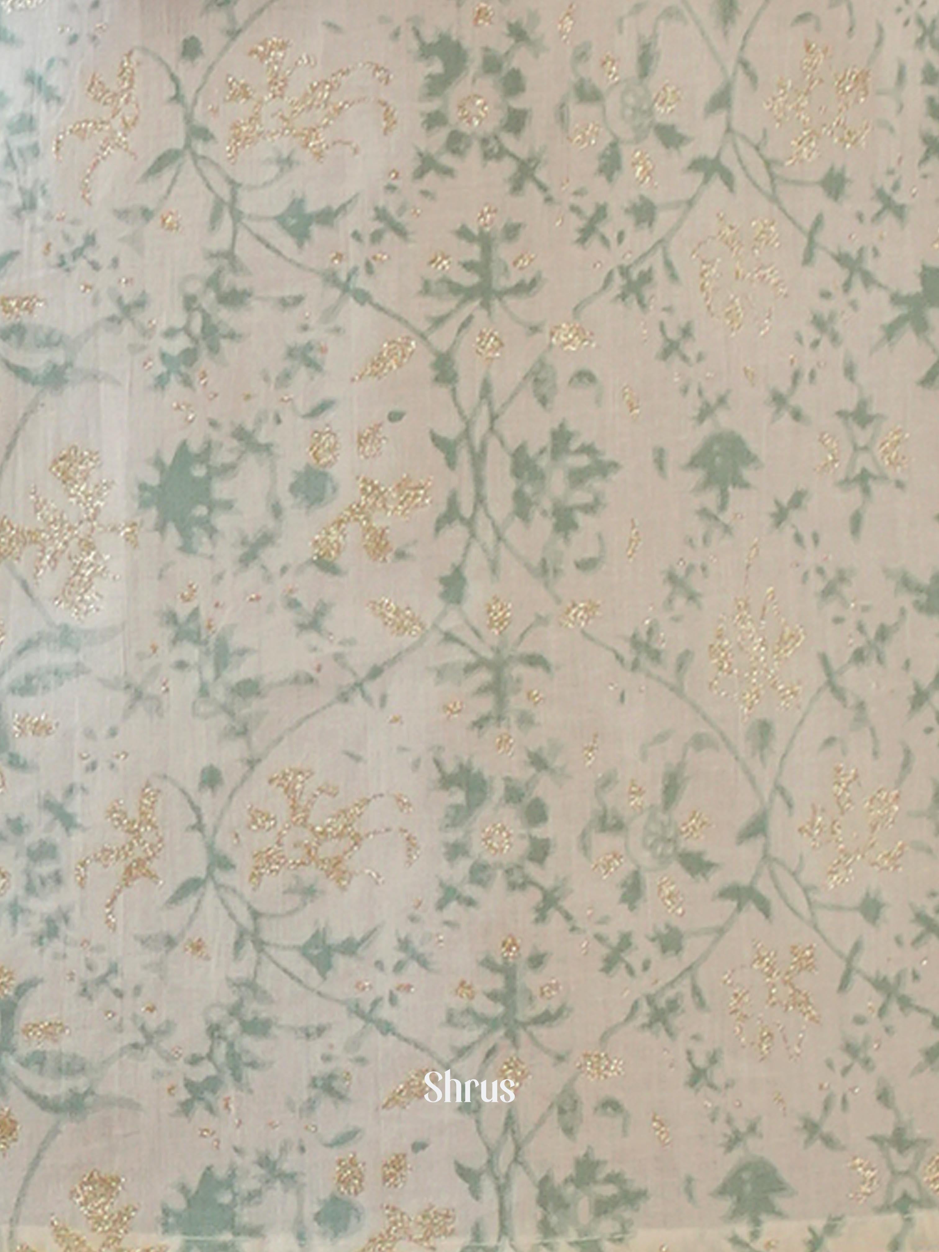 Cream & Green - Readymade kurti - Shop on ShrusEternity.com