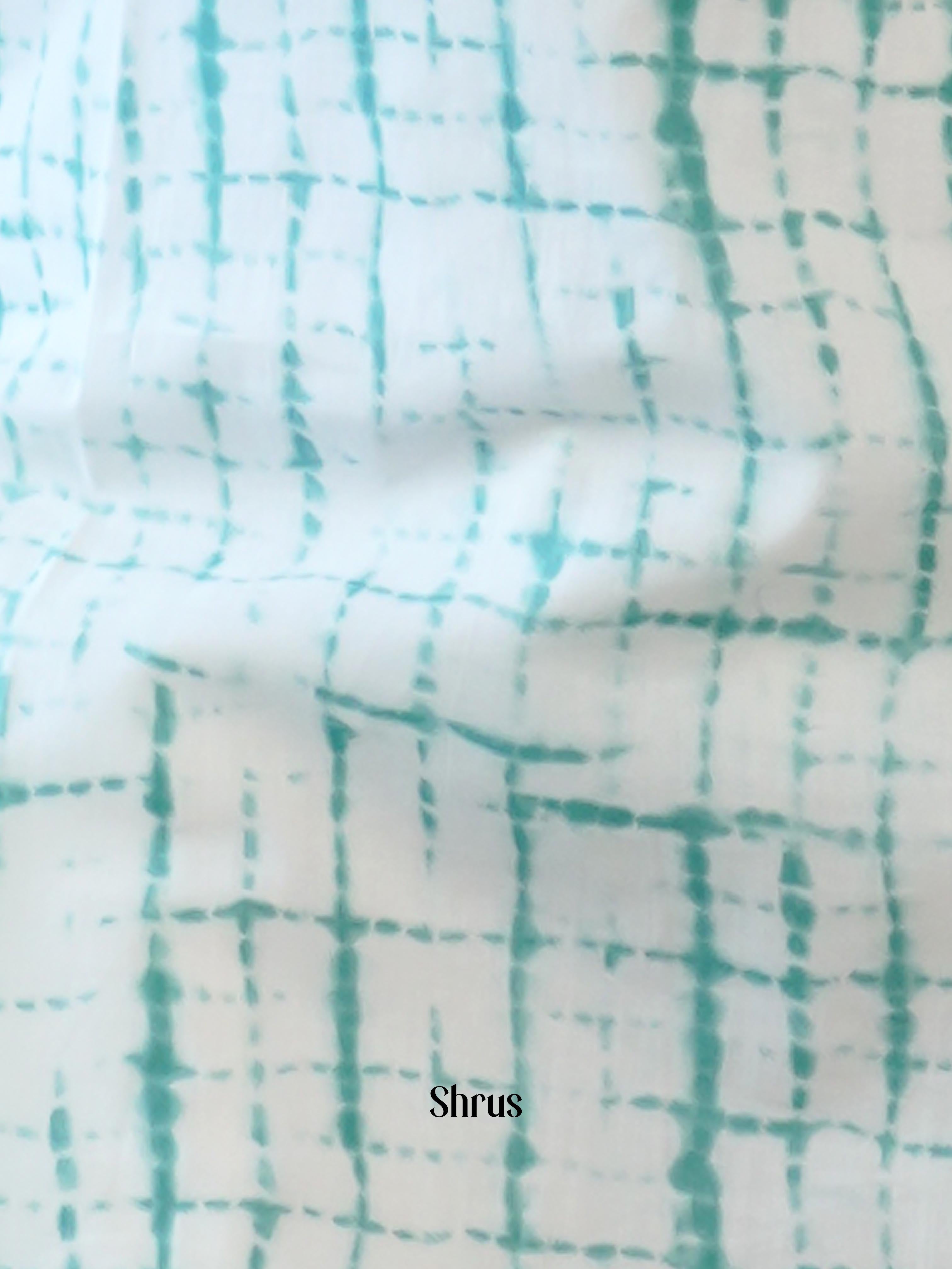 Cream & Blue - Readymade kurti - Shop on ShrusEternity.com