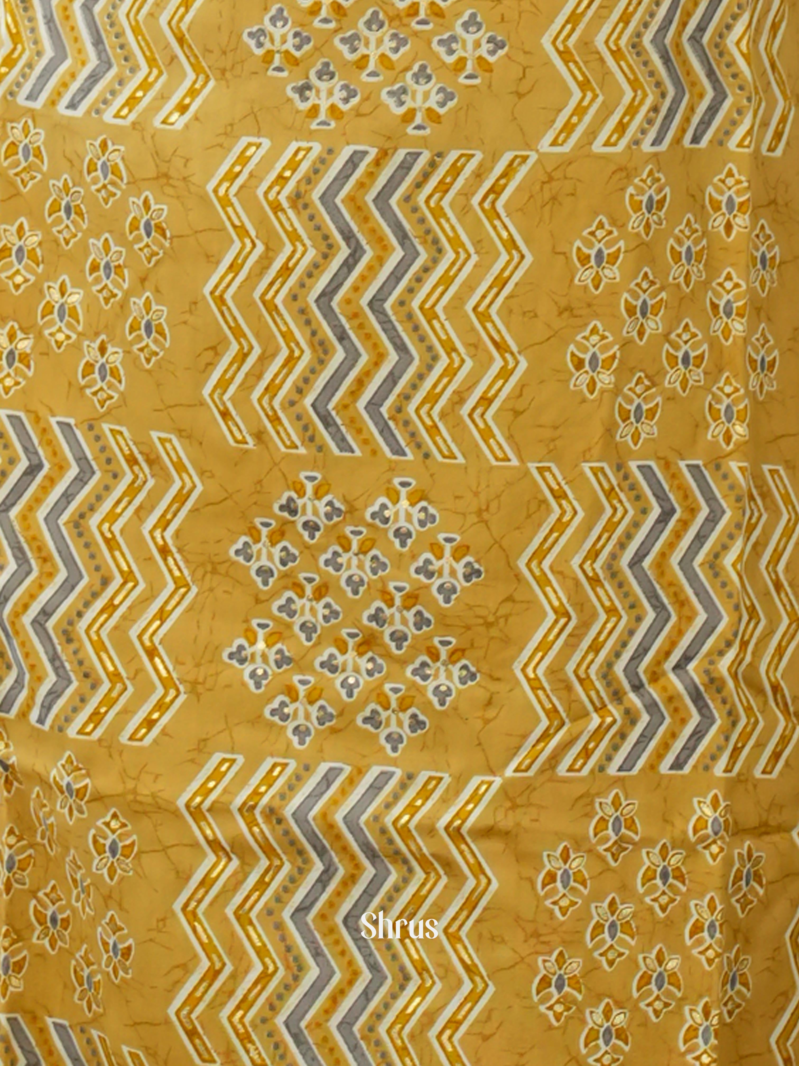 Mustard- 2pc printed Casual Readymade Suits - Shop on ShrusEternity.com