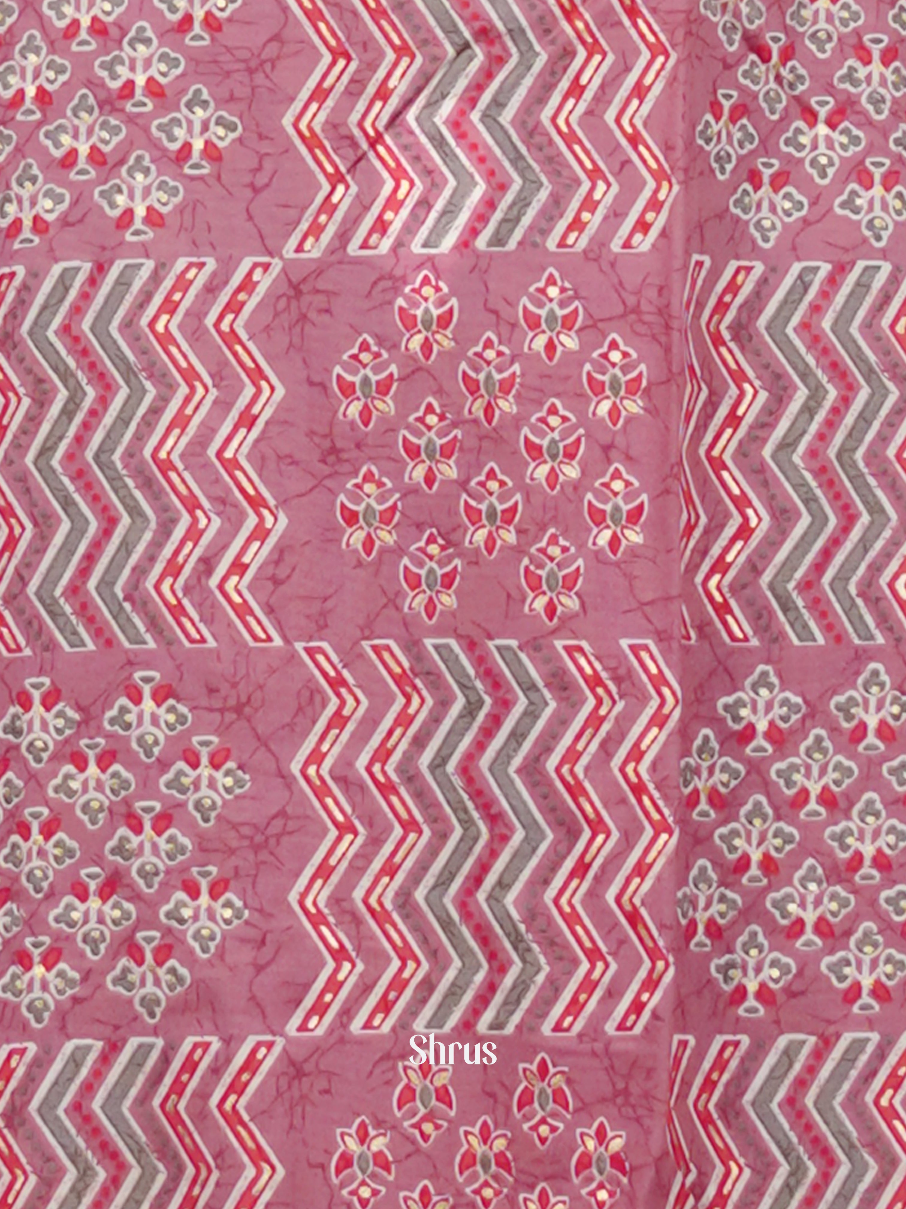 Pink -2 pc printed Casual Readymade Suits - Shop on ShrusEternity.com