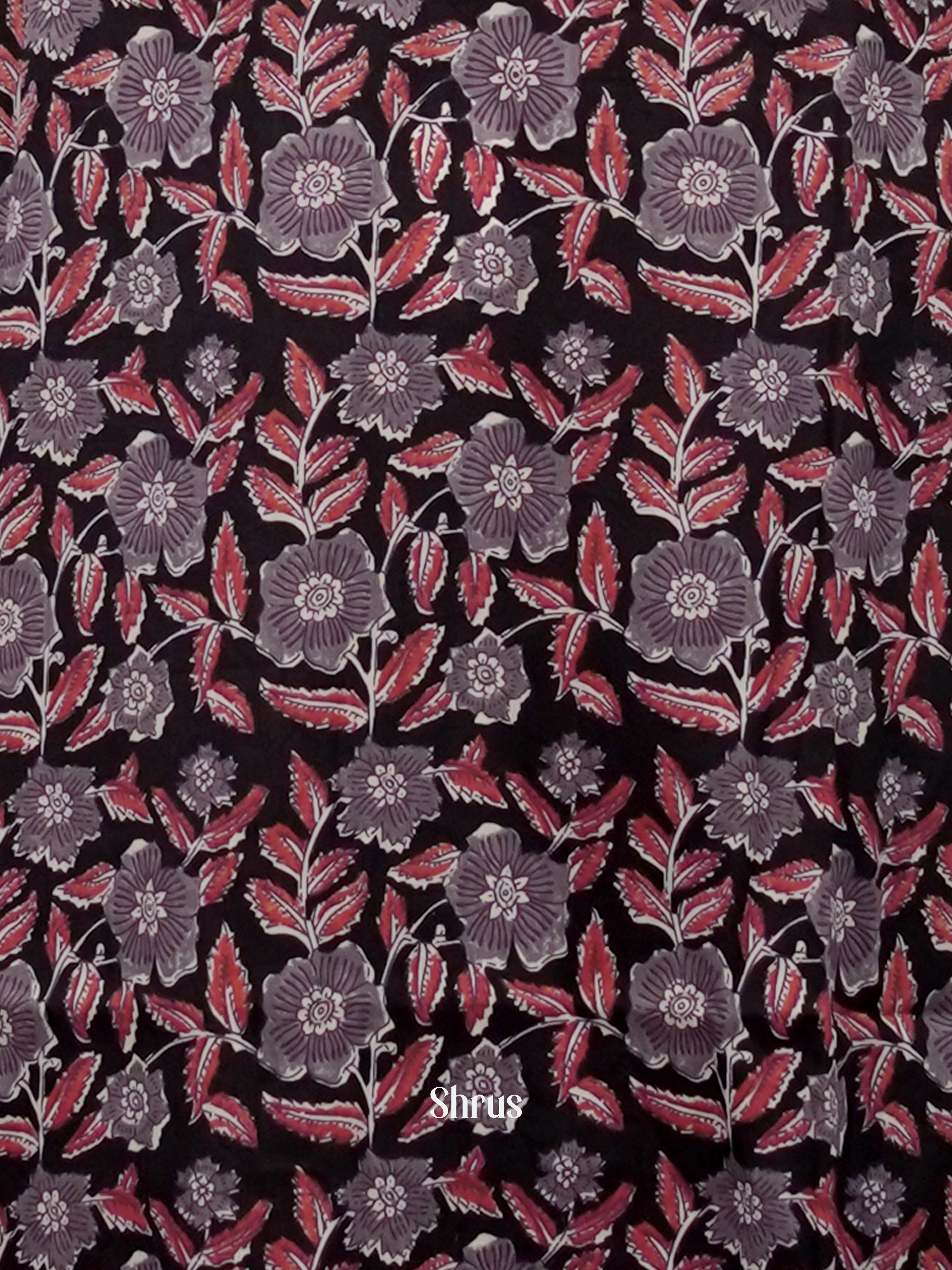 Black -3pc floral printed Readymade Suits - Shop on ShrusEternity.com