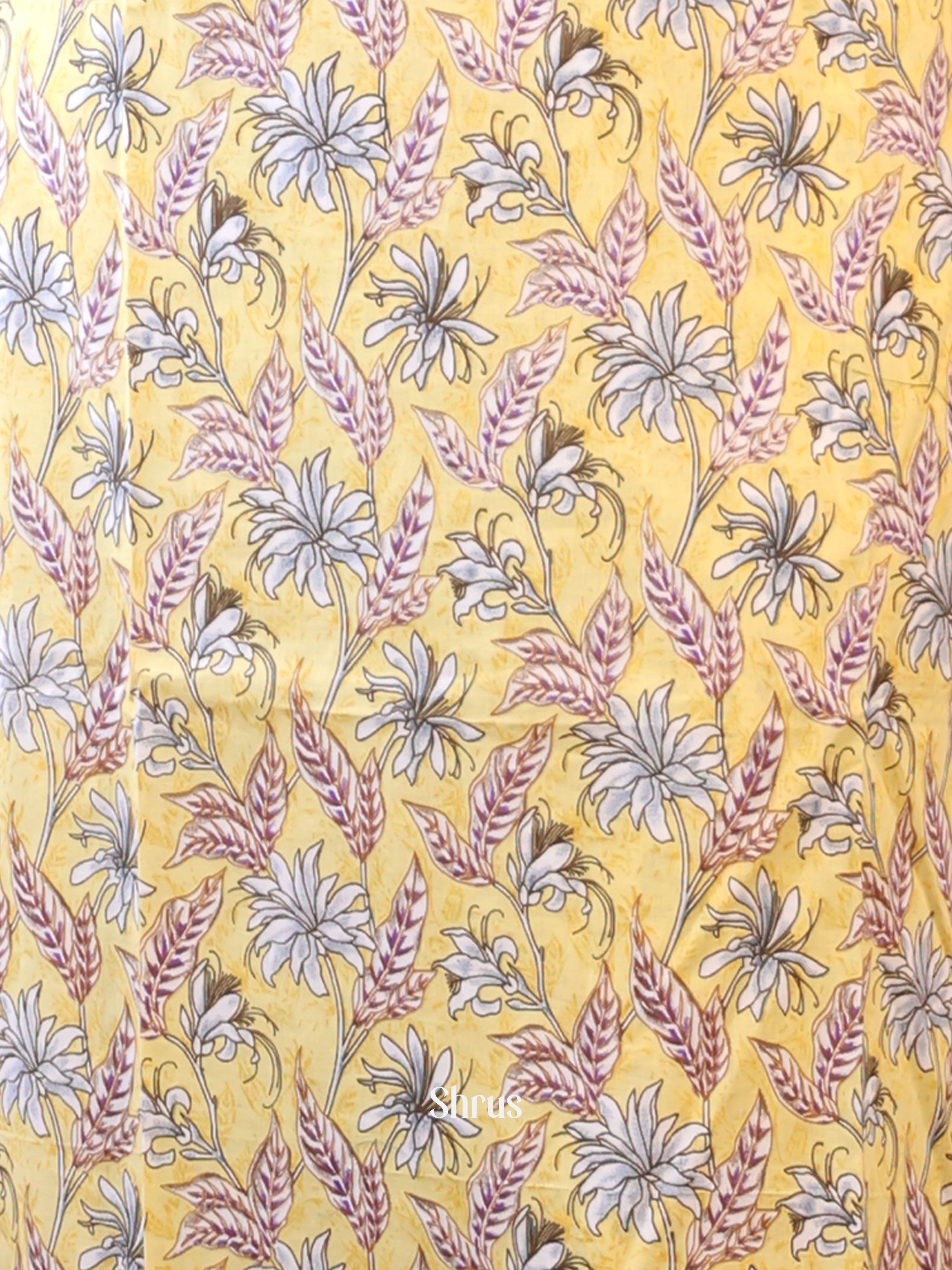 Yellow & Purple- 3pc Readymade Suits - Shop on ShrusEternity.com