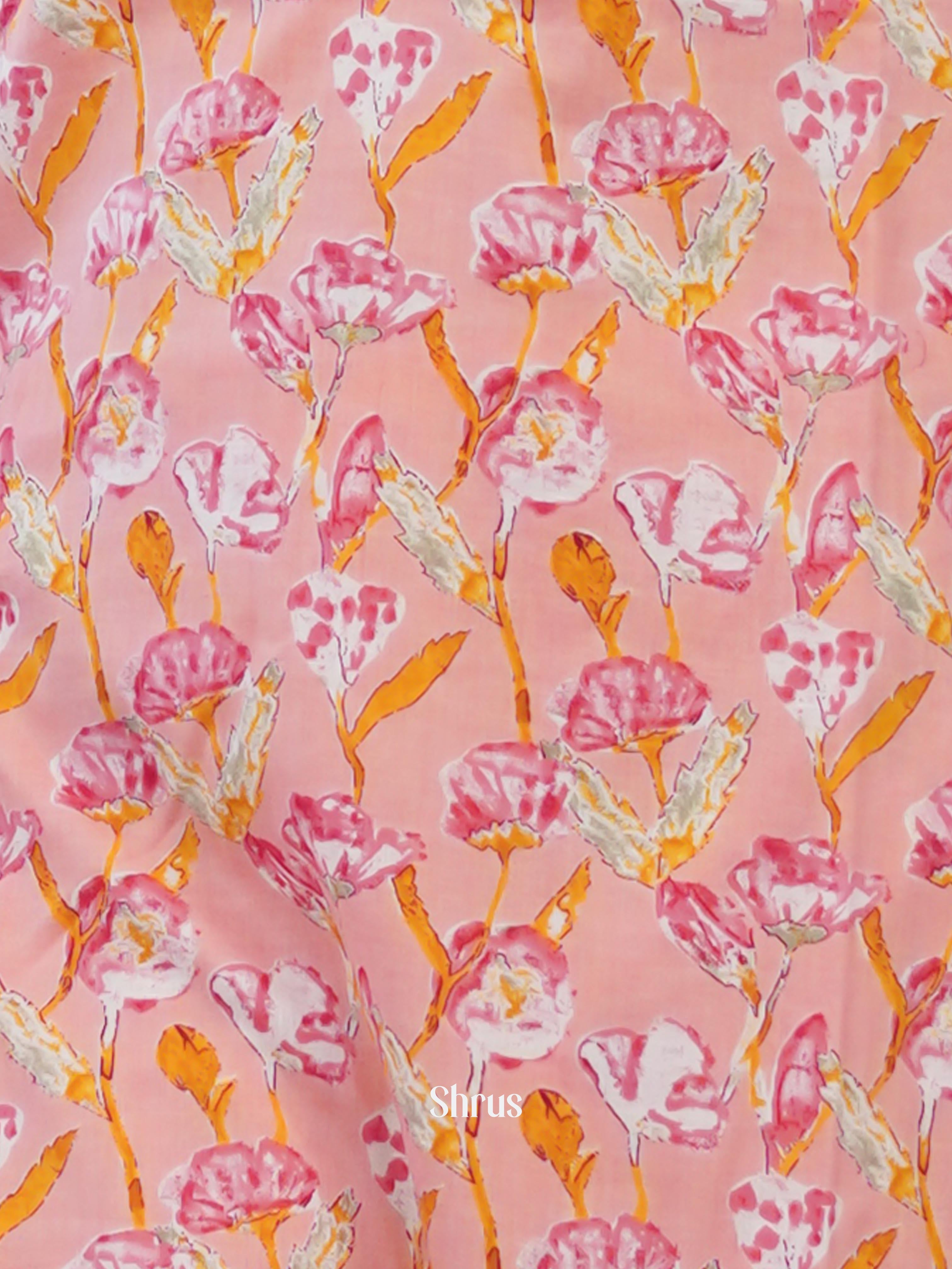 Peach - 3 pc Printed Readymade Suits - Shop on ShrusEternity.com