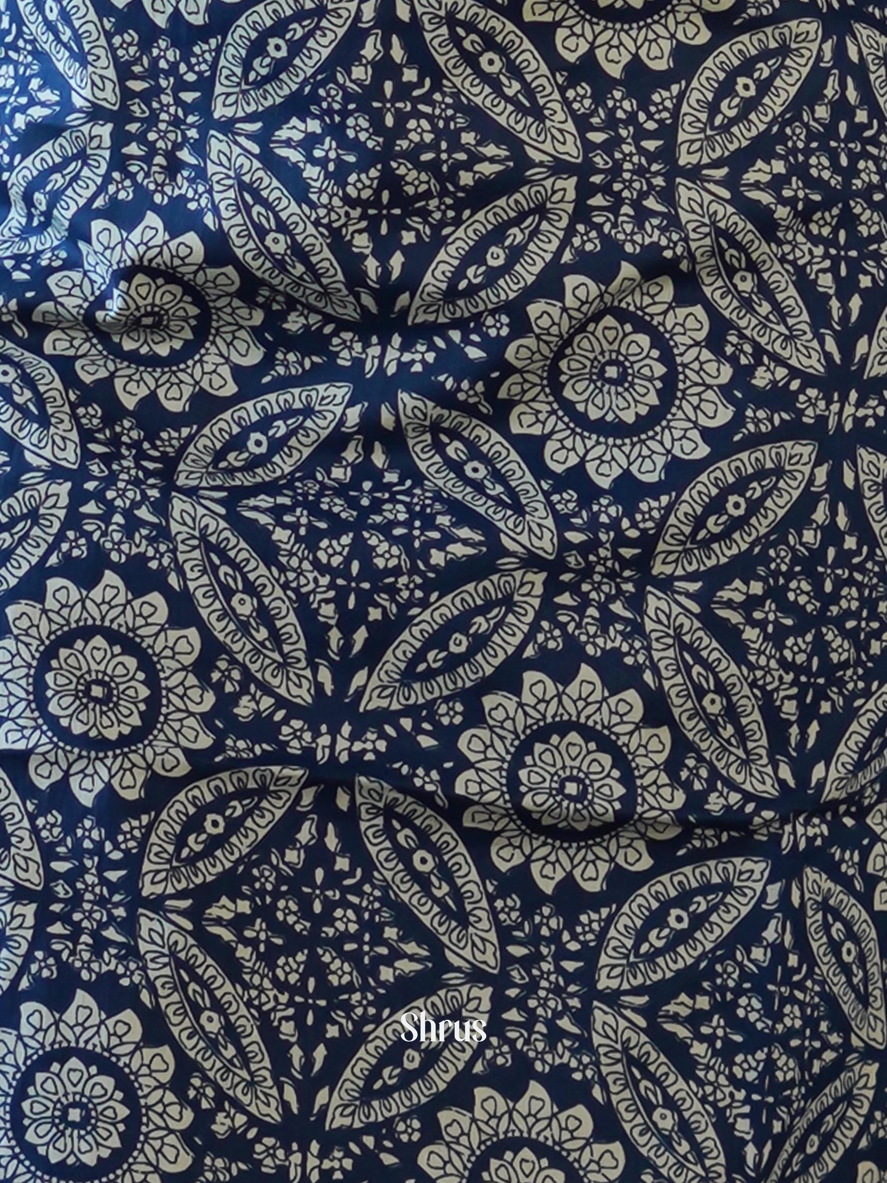 Blue- Readymade kurti - Shop on ShrusEternity.com