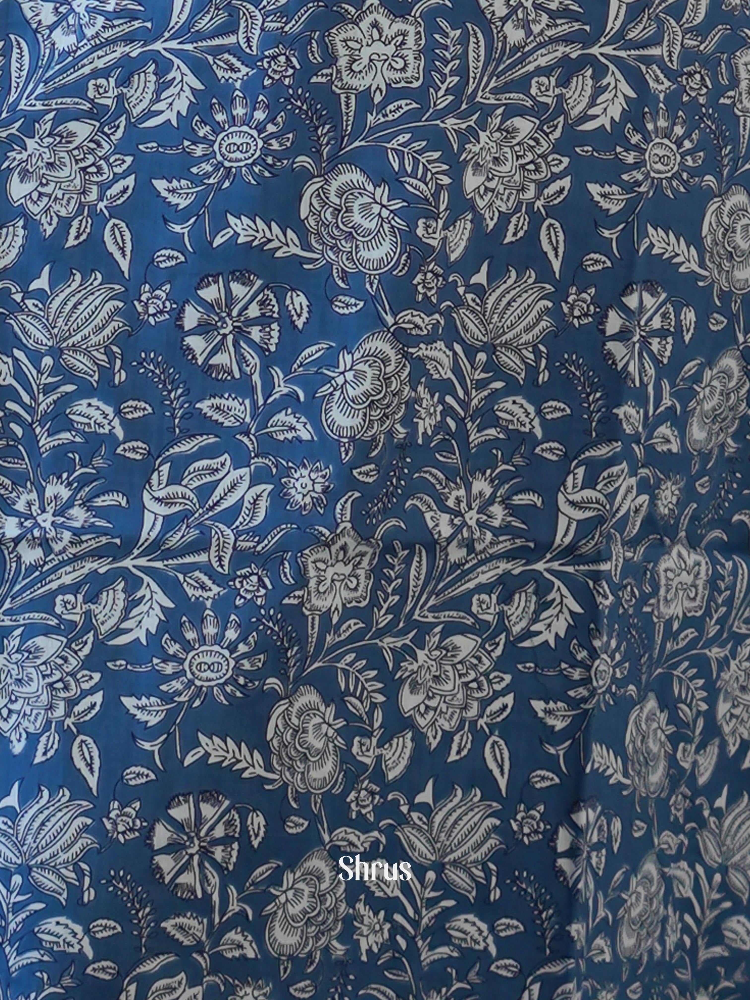 Blue - Readymade Kurti - Shop on ShrusEternity.com