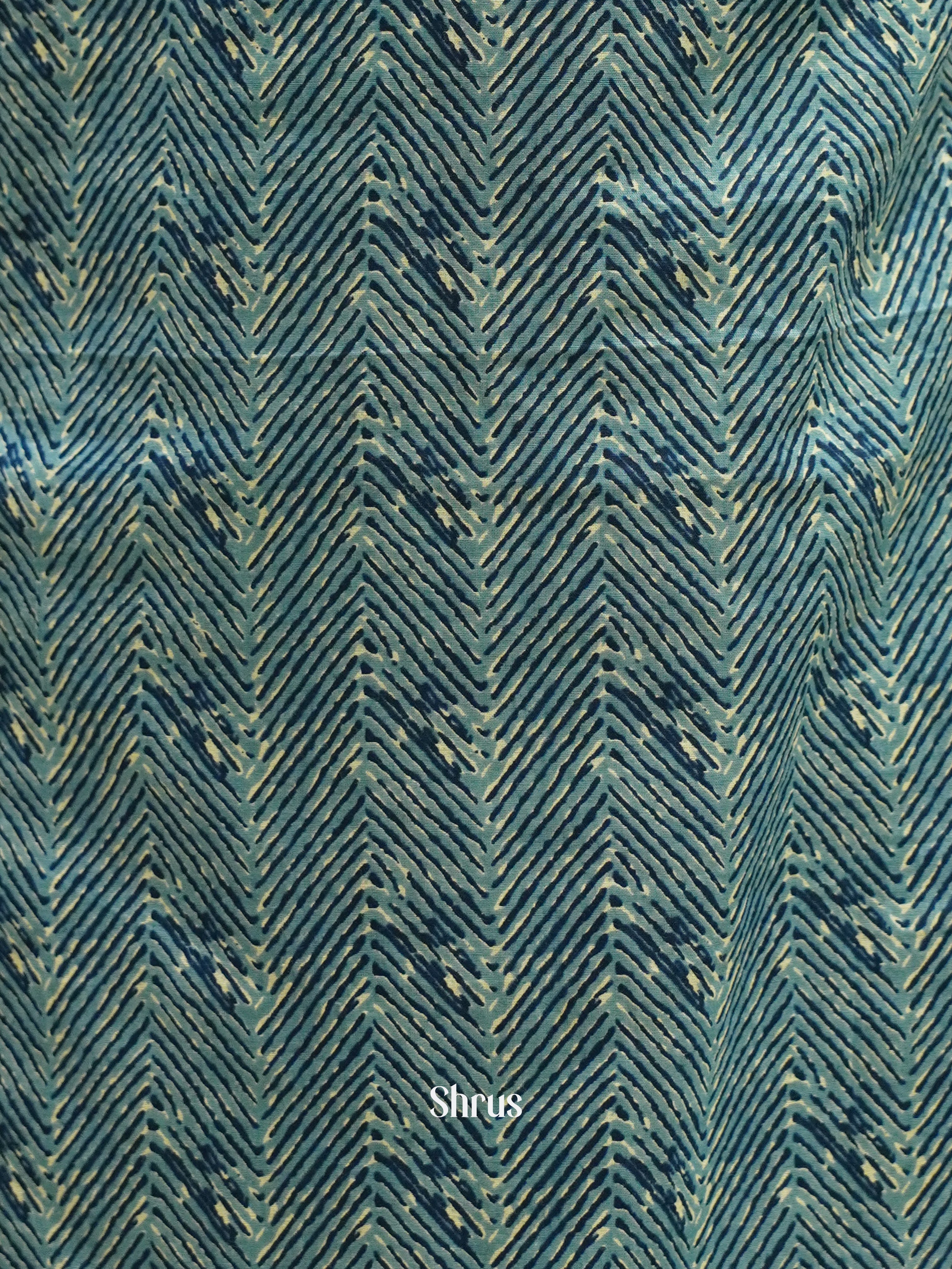 Blue - Readymade Kurti - Shop on ShrusEternity.com