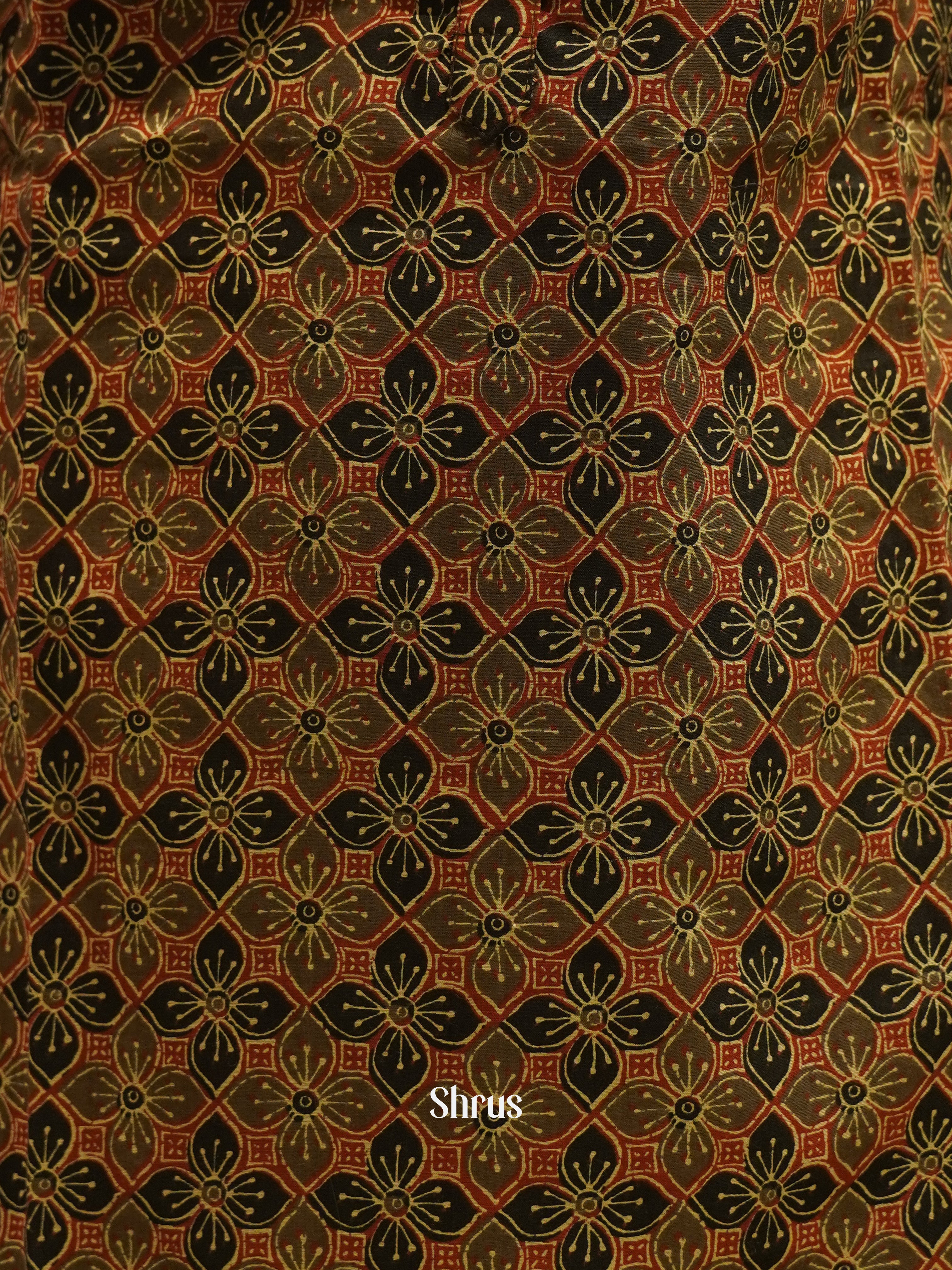 Brown & Black - Readymade Kurti - Shop on ShrusEternity.com