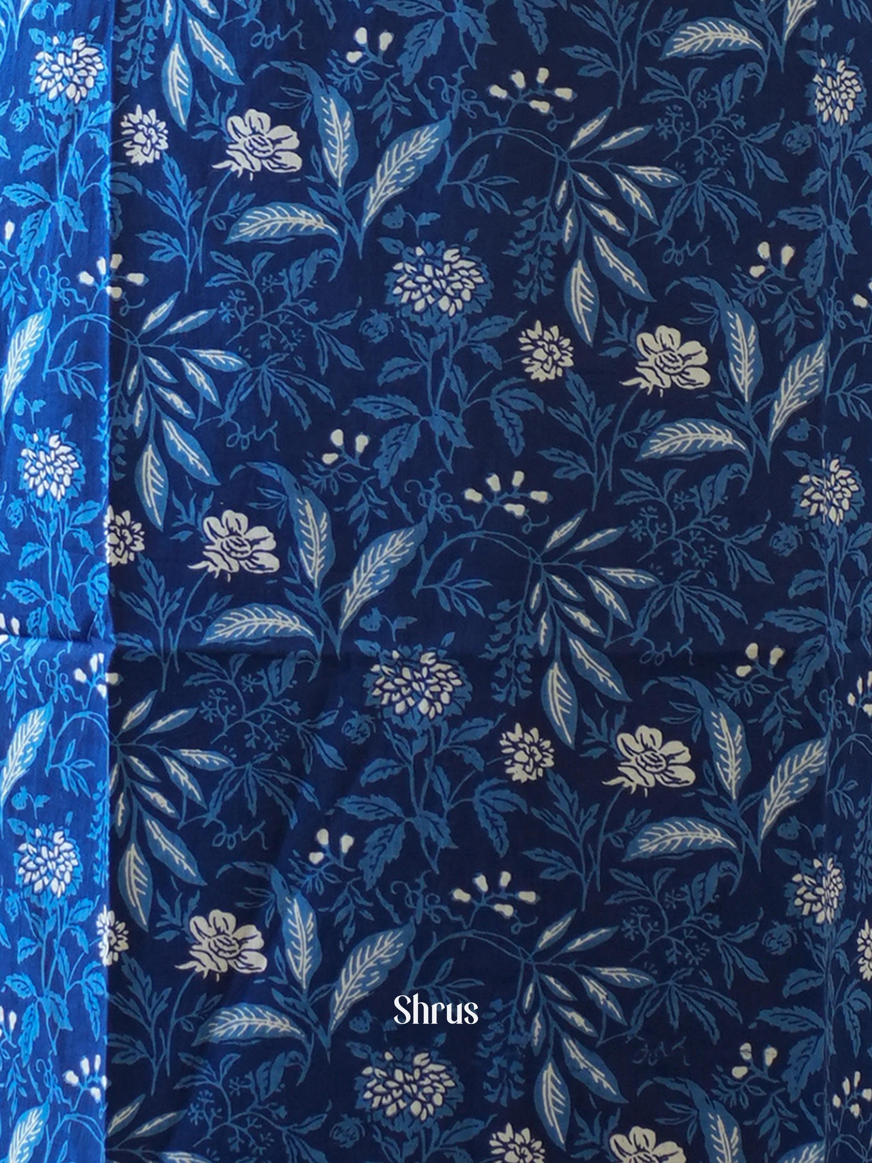 Blue - Readymade kurti - Shop on ShrusEternity.com