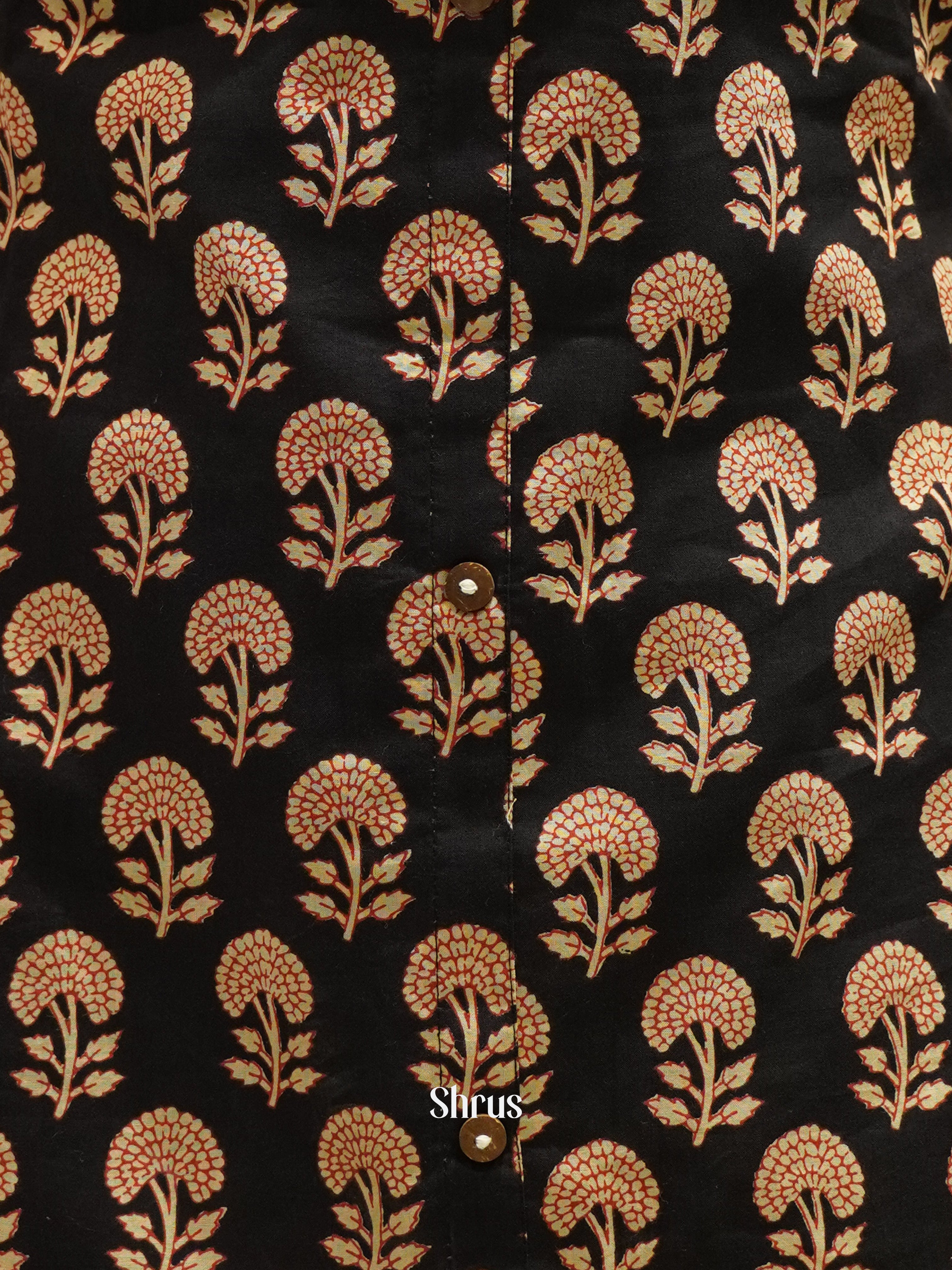 Black - Readymade Kurti - Shop on ShrusEternity.com