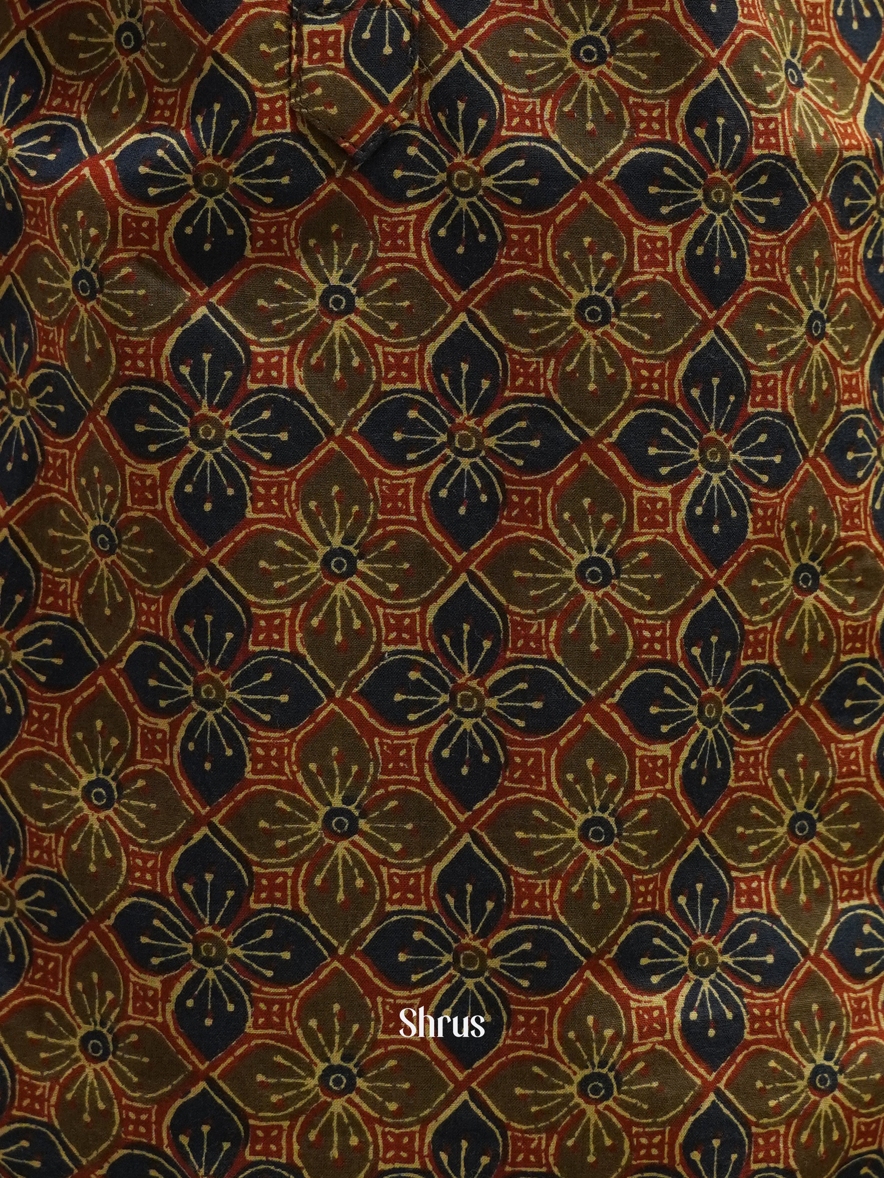 Brown & Blue - Readymade Kurti - Shop on ShrusEternity.com