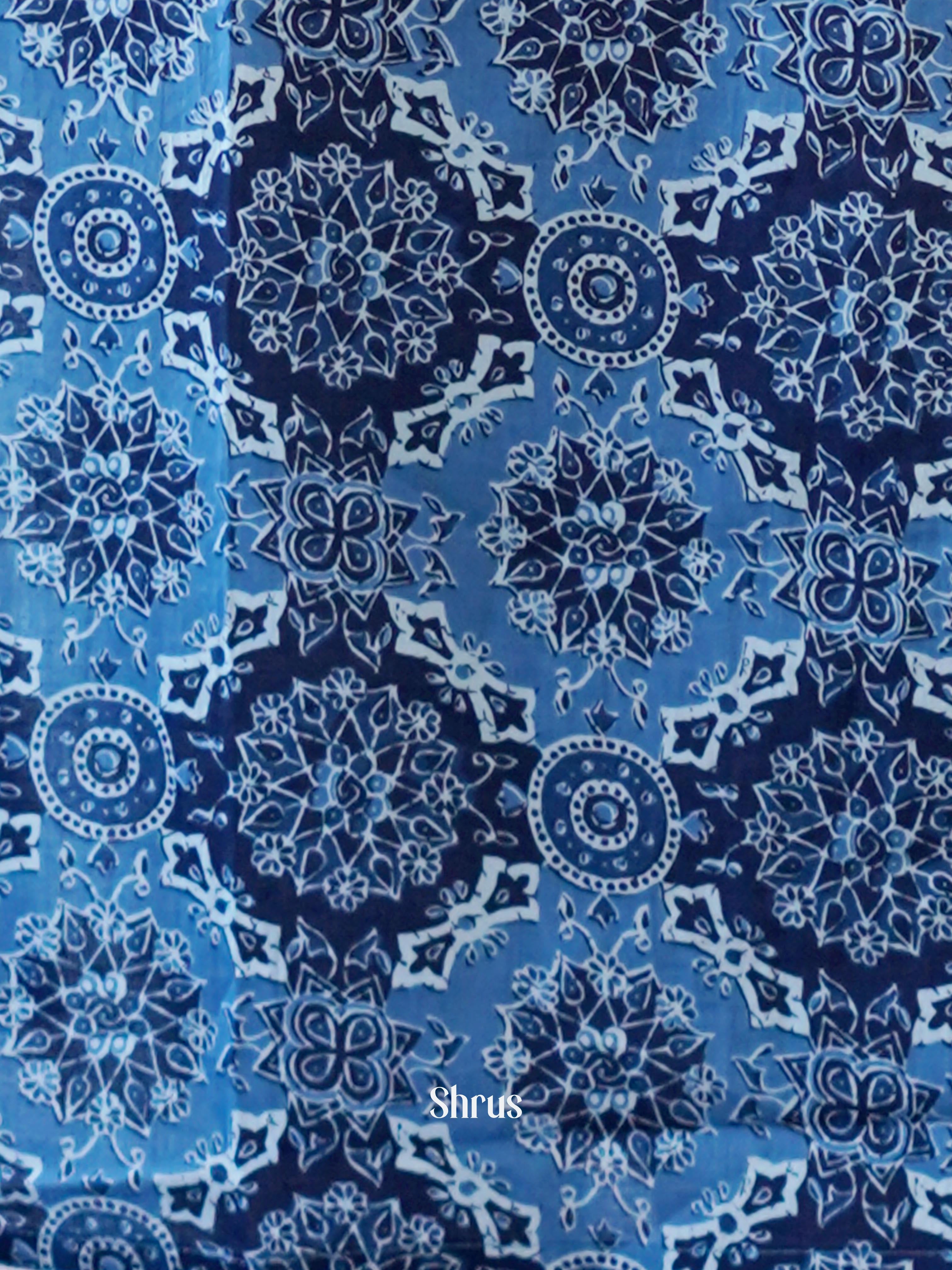 Blue - Readymade Kurti - Shop on ShrusEternity.com