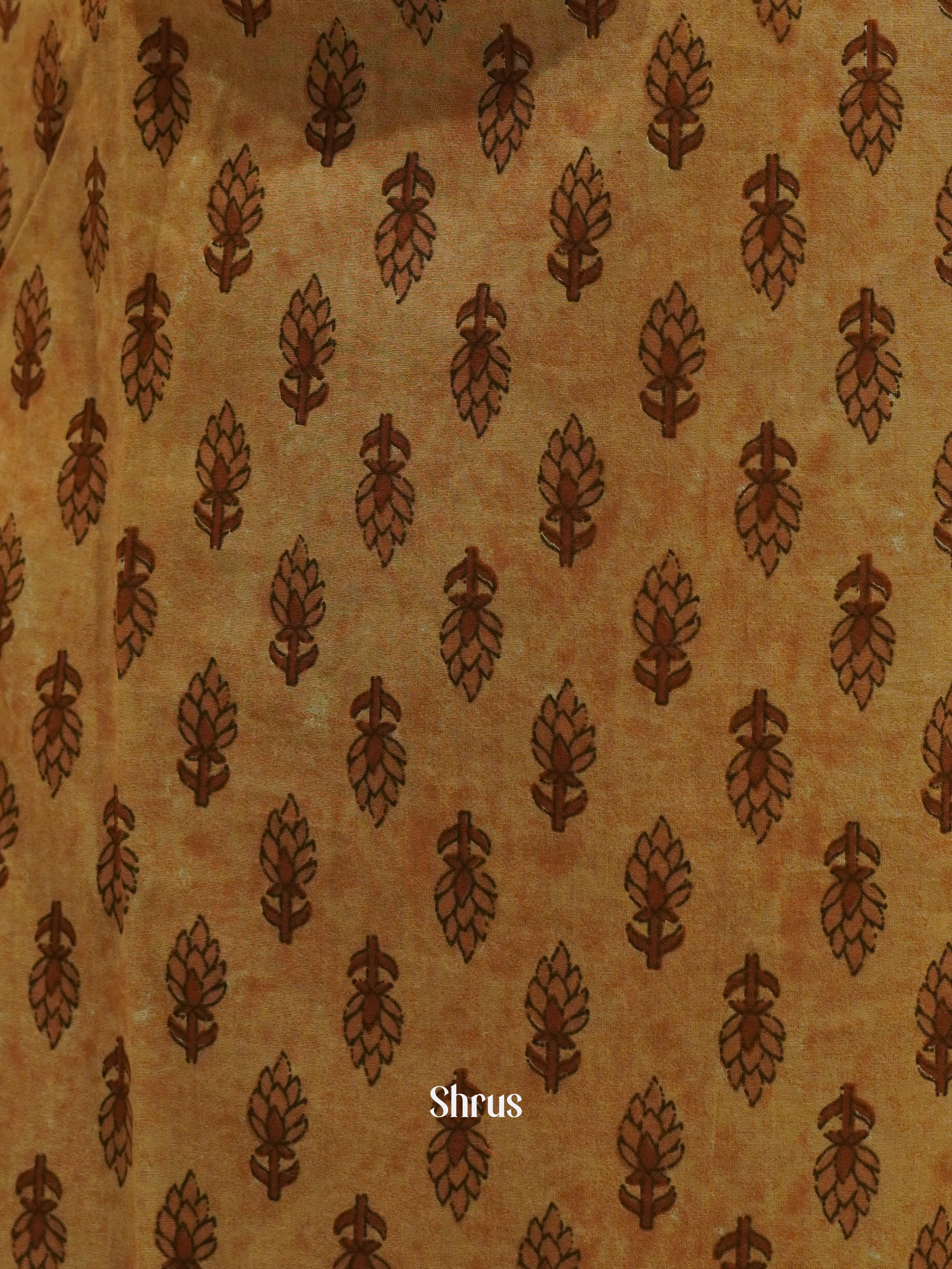 Brown- Readymade Kurti - Shop on ShrusEternity.com