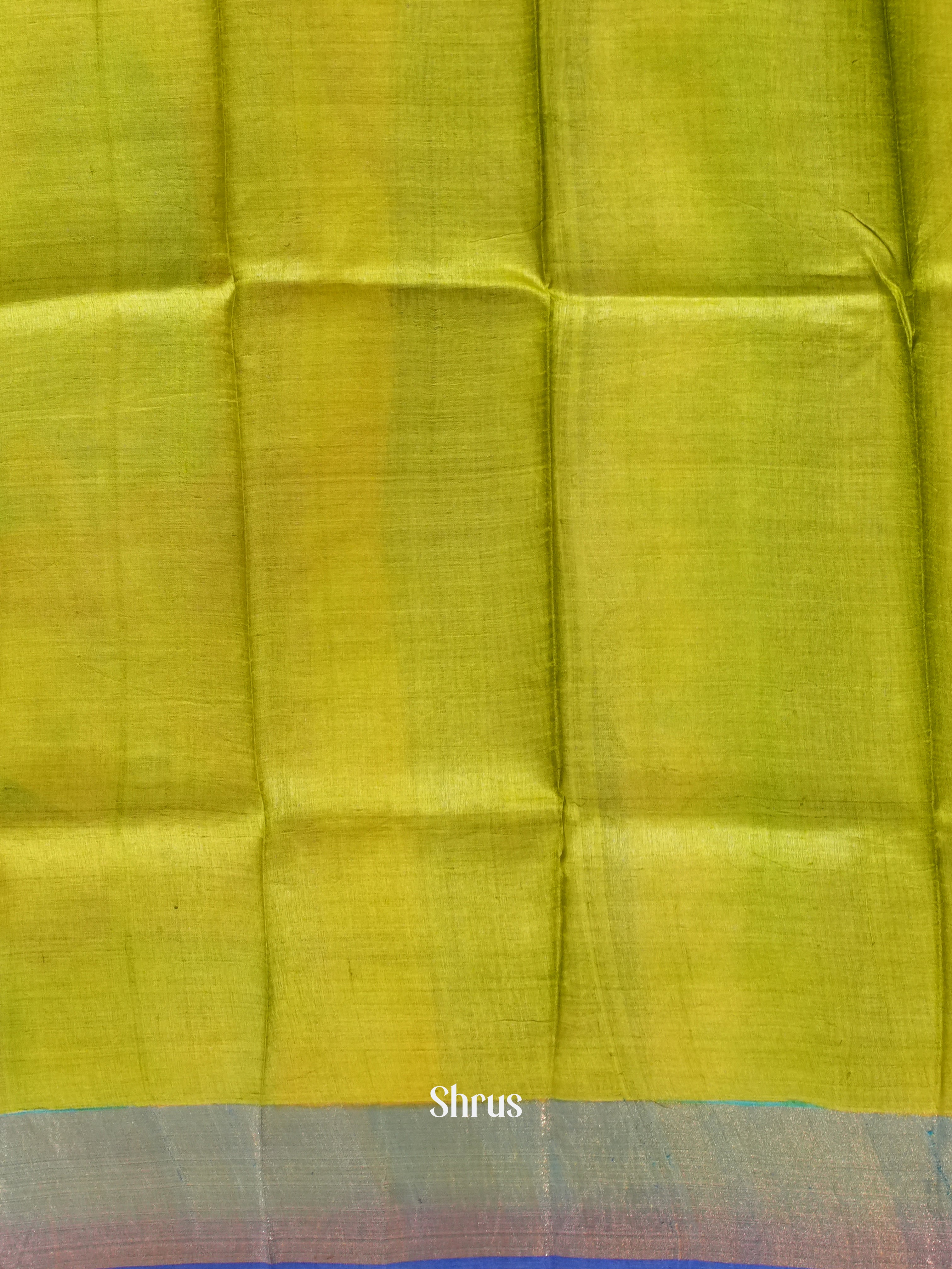 Red And Green- Tussar Silk Saree - Shop on ShrusEternity.com