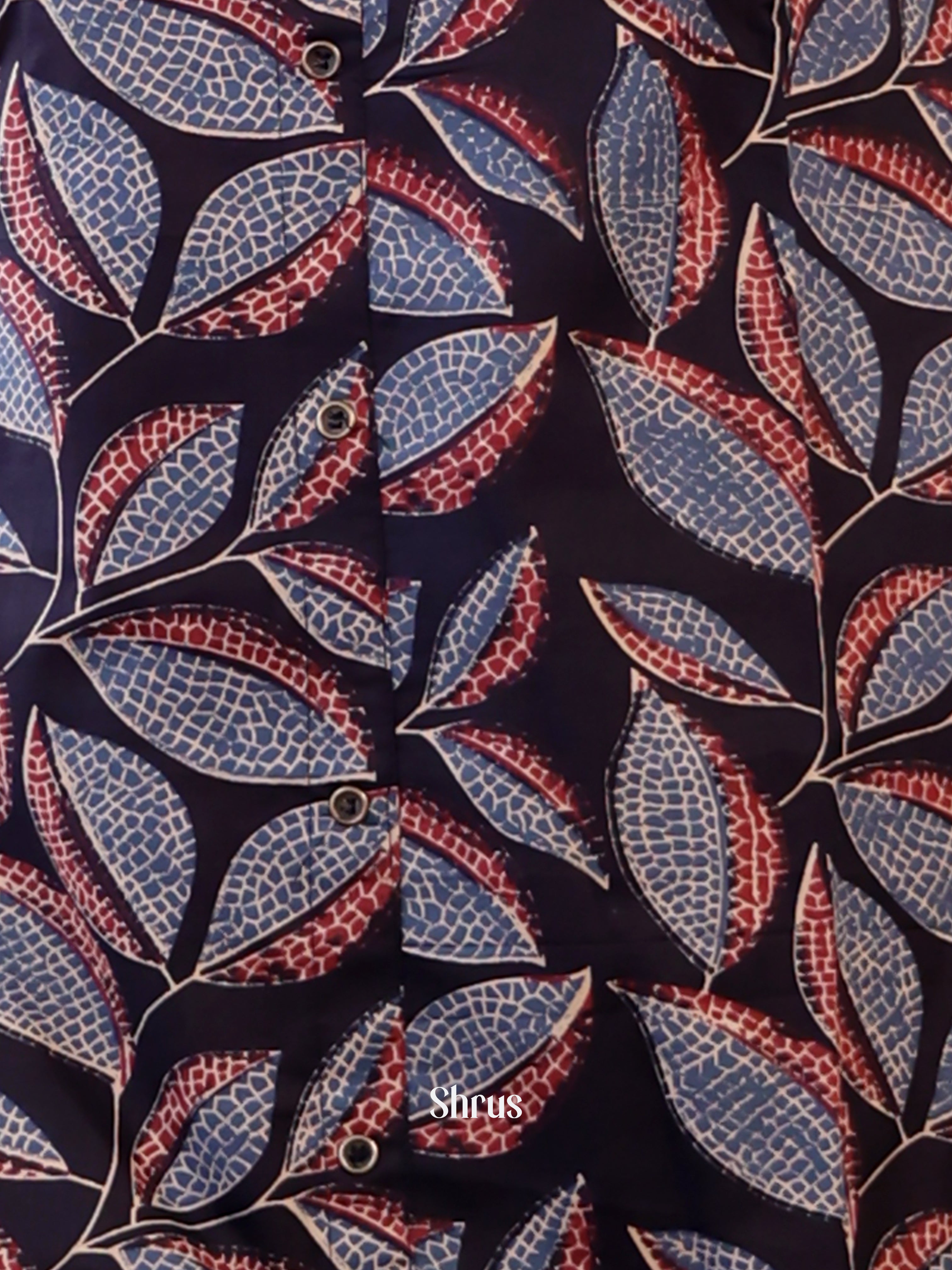 Black -2pc bagru print Readymade Suits - Shop on ShrusEternity.com