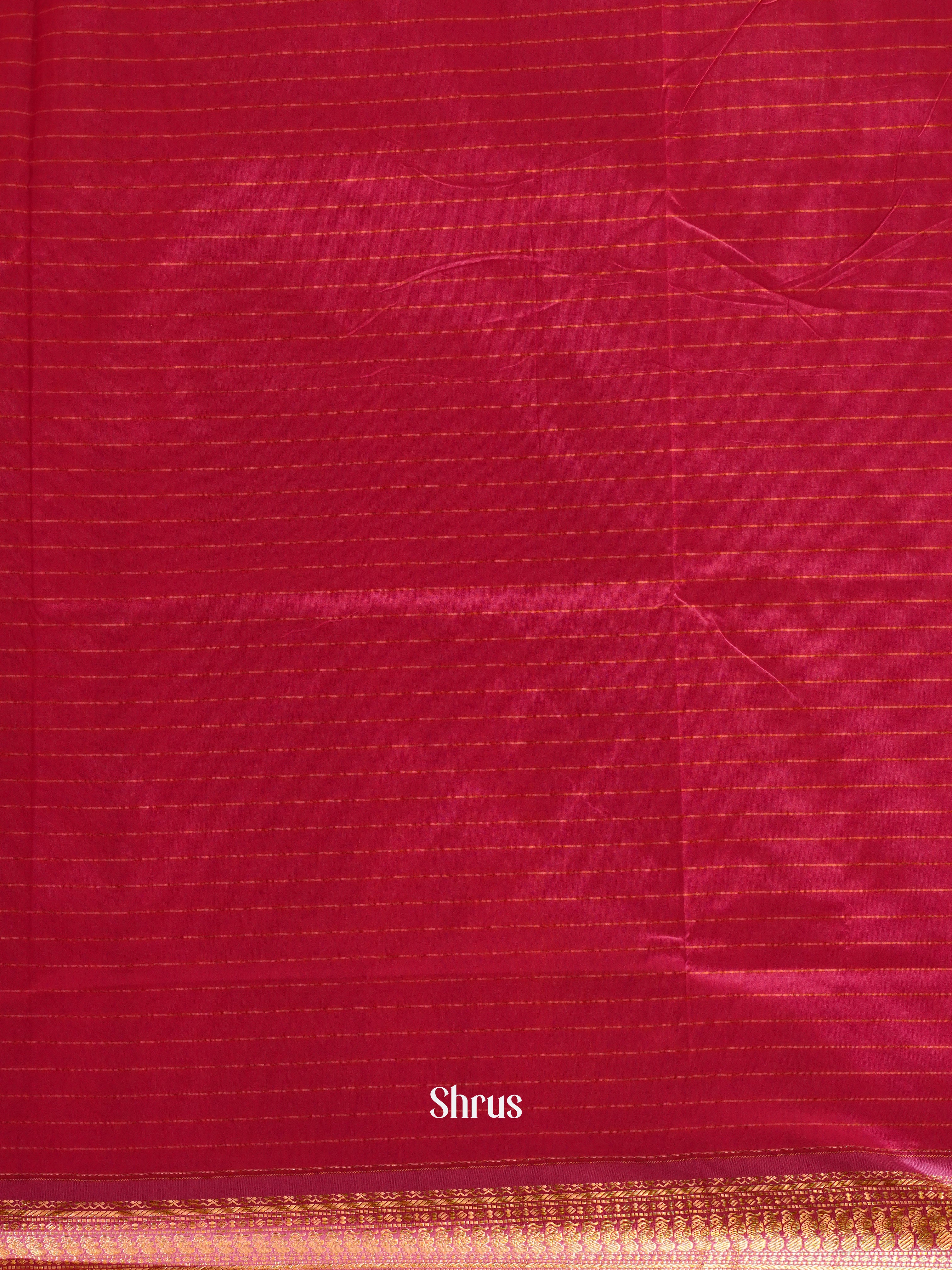 Peach & Majenta - Kalyani Cotton Saree - Shop on ShrusEternity.com