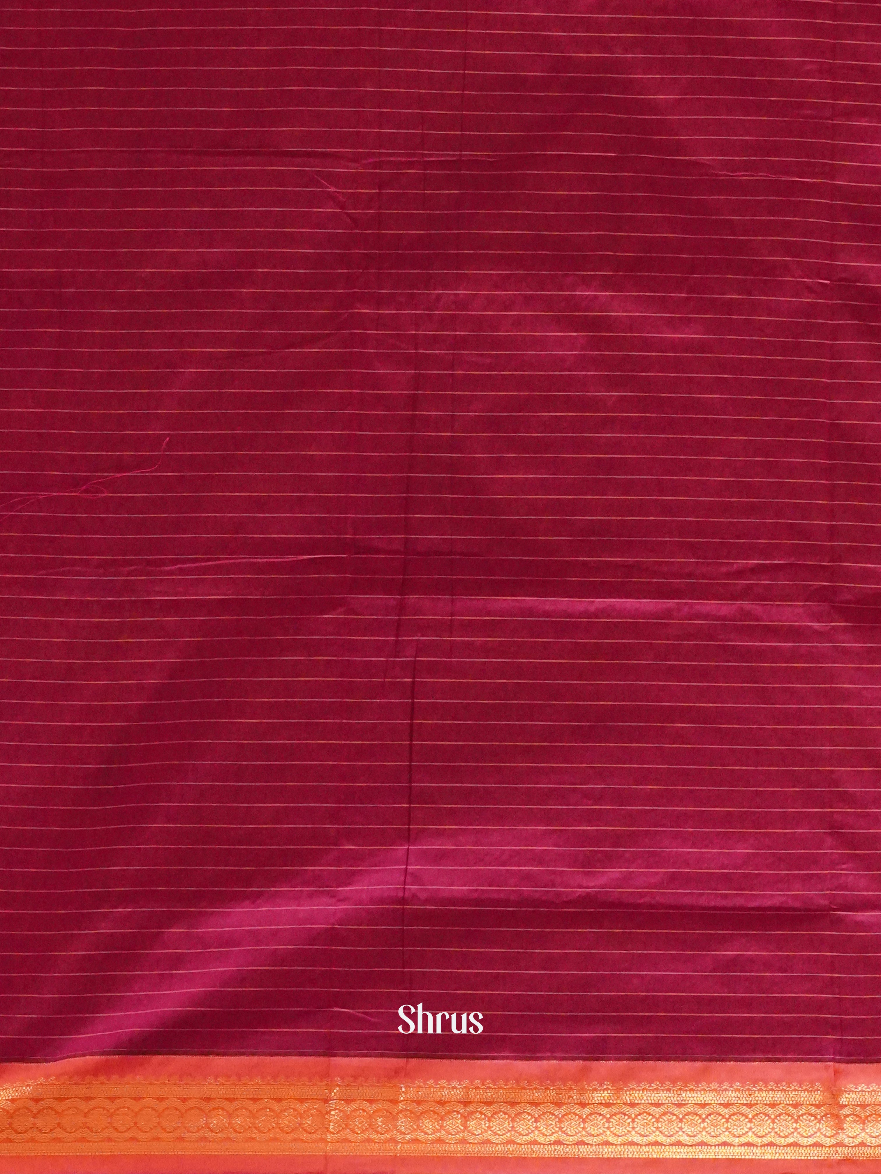 Violet & Majenta - Kalyani Cotton Saree - Shop on ShrusEternity.com