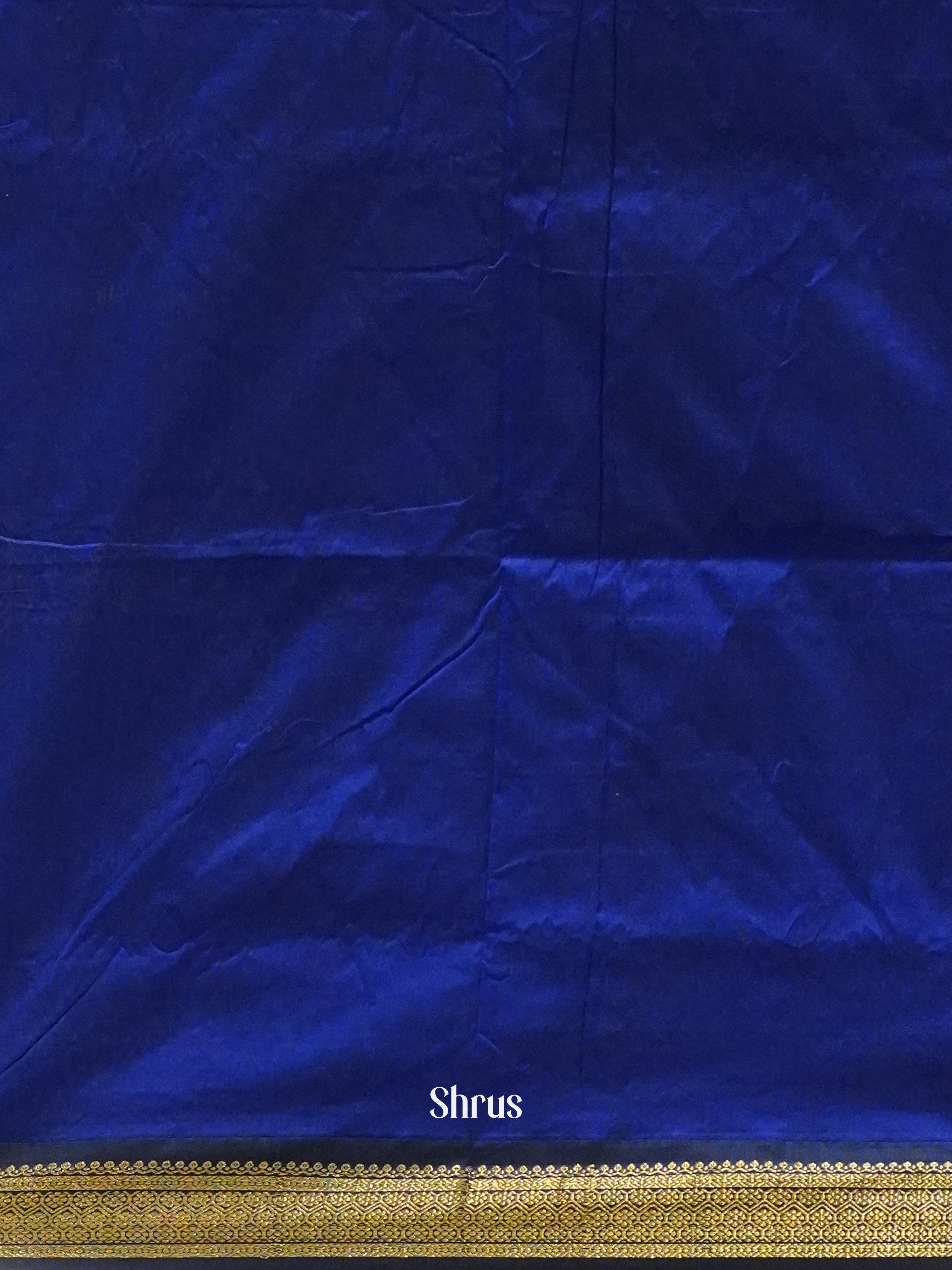 Maroon & Blue - Kalyani Cotton Saree - Shop on ShrusEternity.com