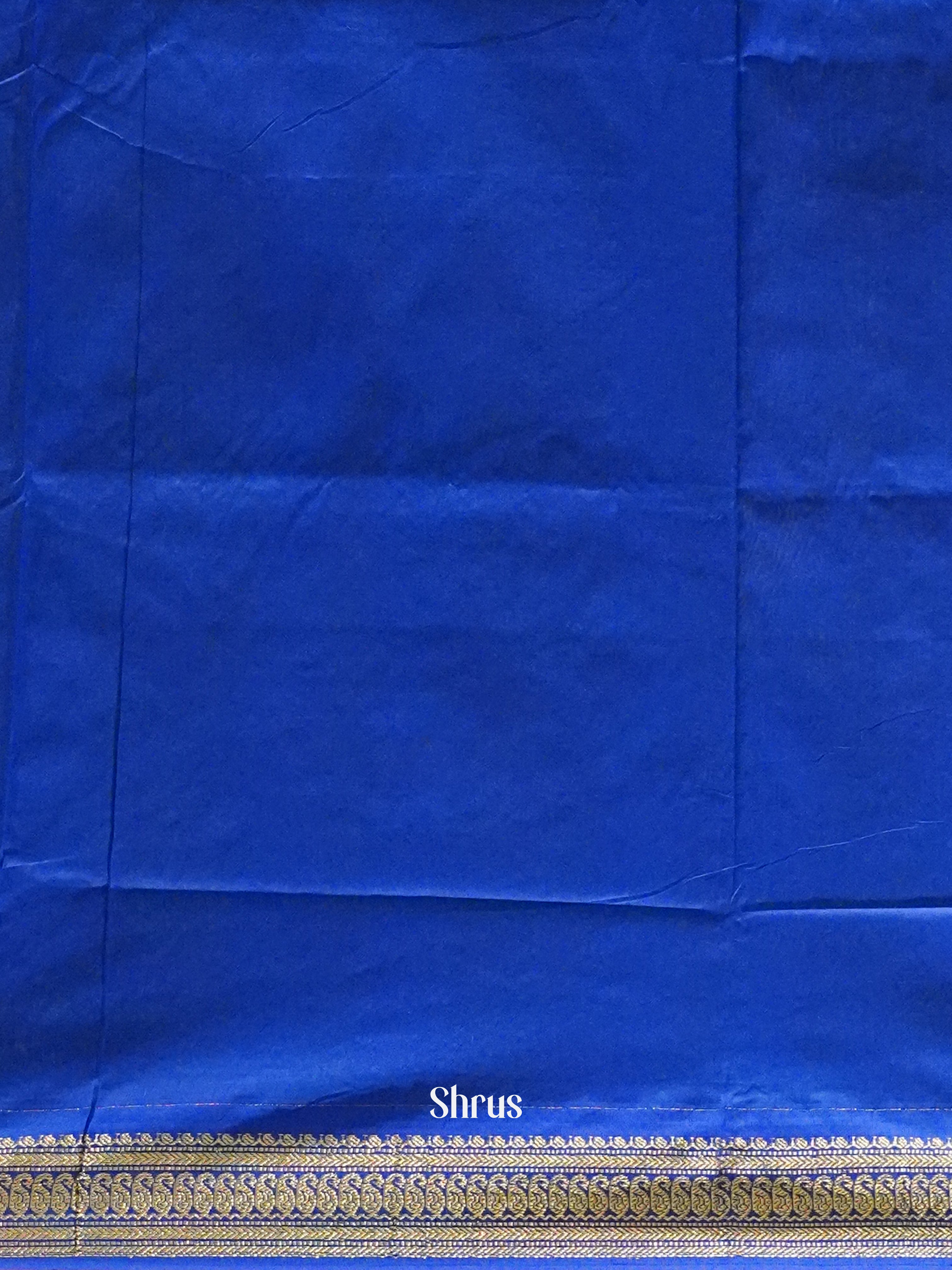 Dark Blue & Blue - Kalyani Cotton Saree - Shop on ShrusEternity.com