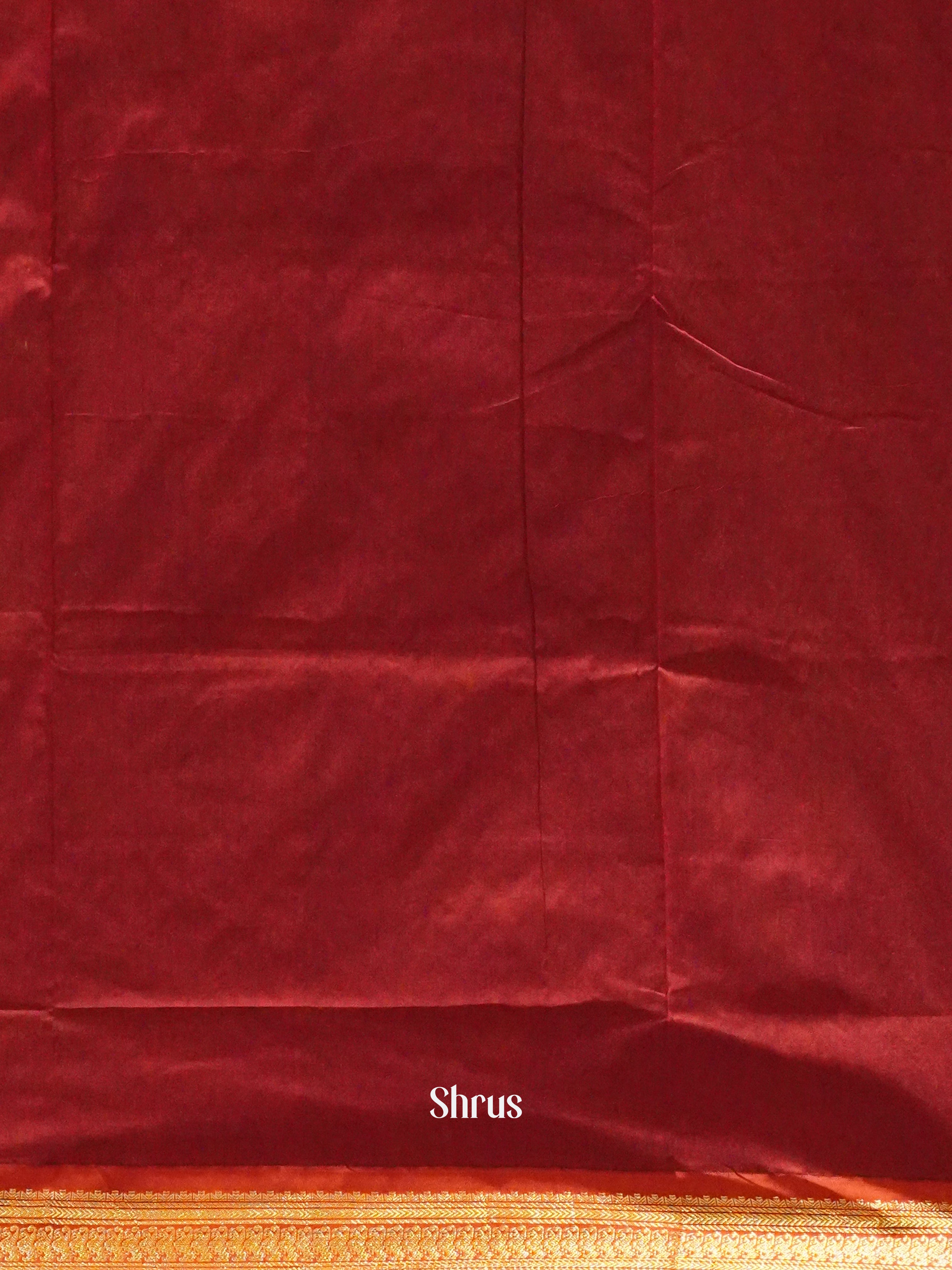 Blue & Maroom- Kalyani Cotton Saree - Shop on ShrusEternity.com
