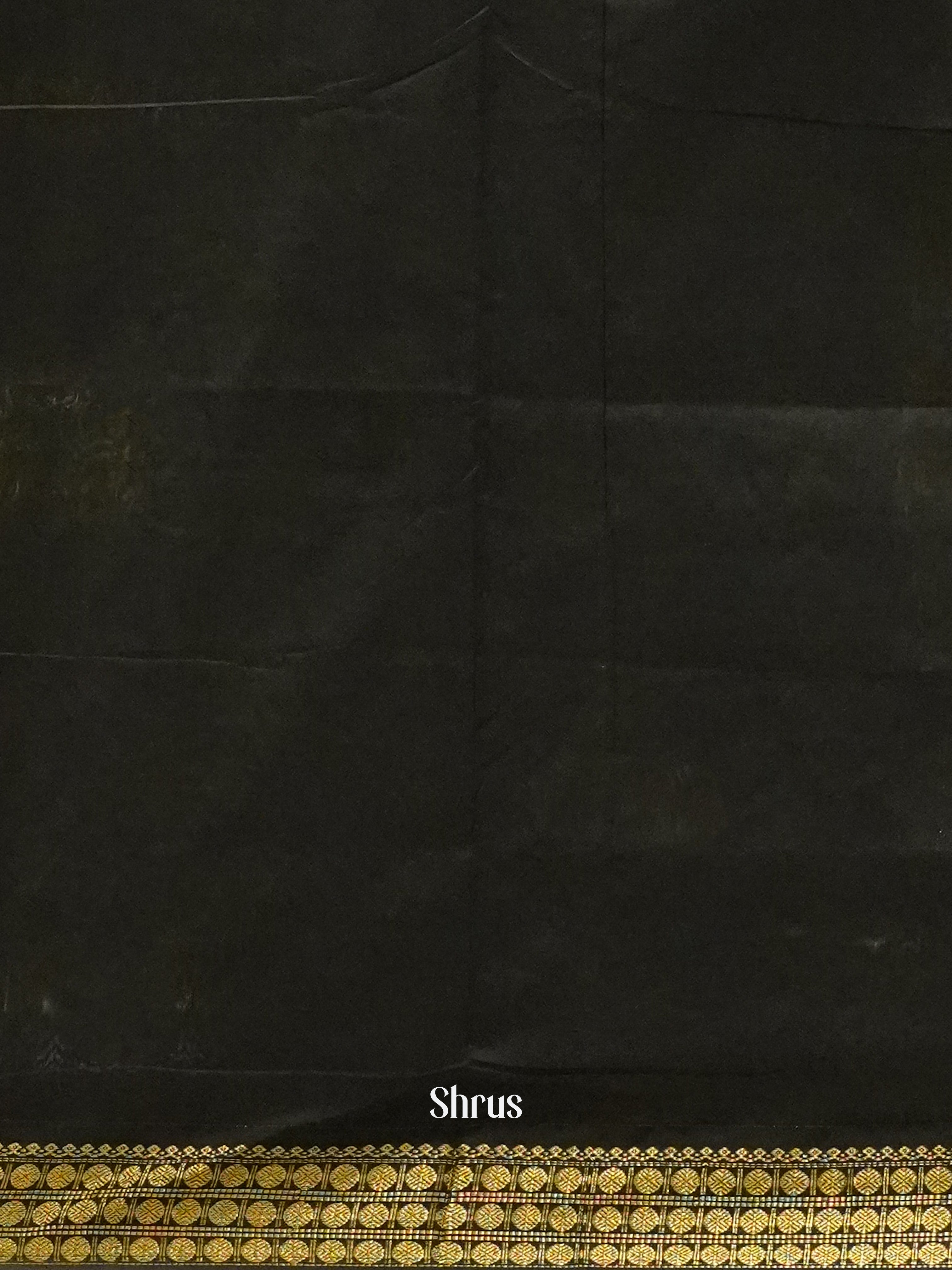 Grey & Black - Kalyani Cotton Saree - Shop on ShrusEternity.com