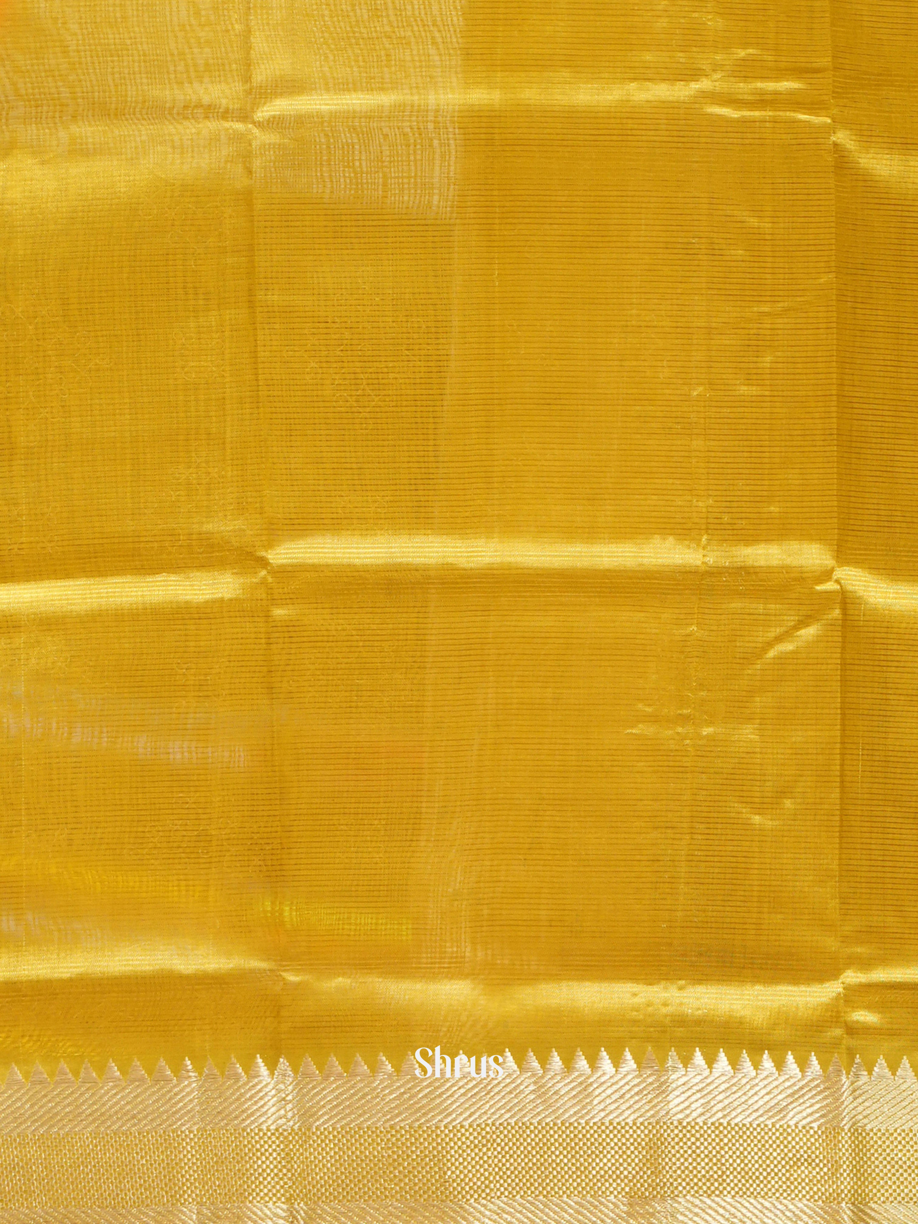Green(Single Tone) - Mangalagiri silkcotton Saree - Shop on ShrusEternity.com