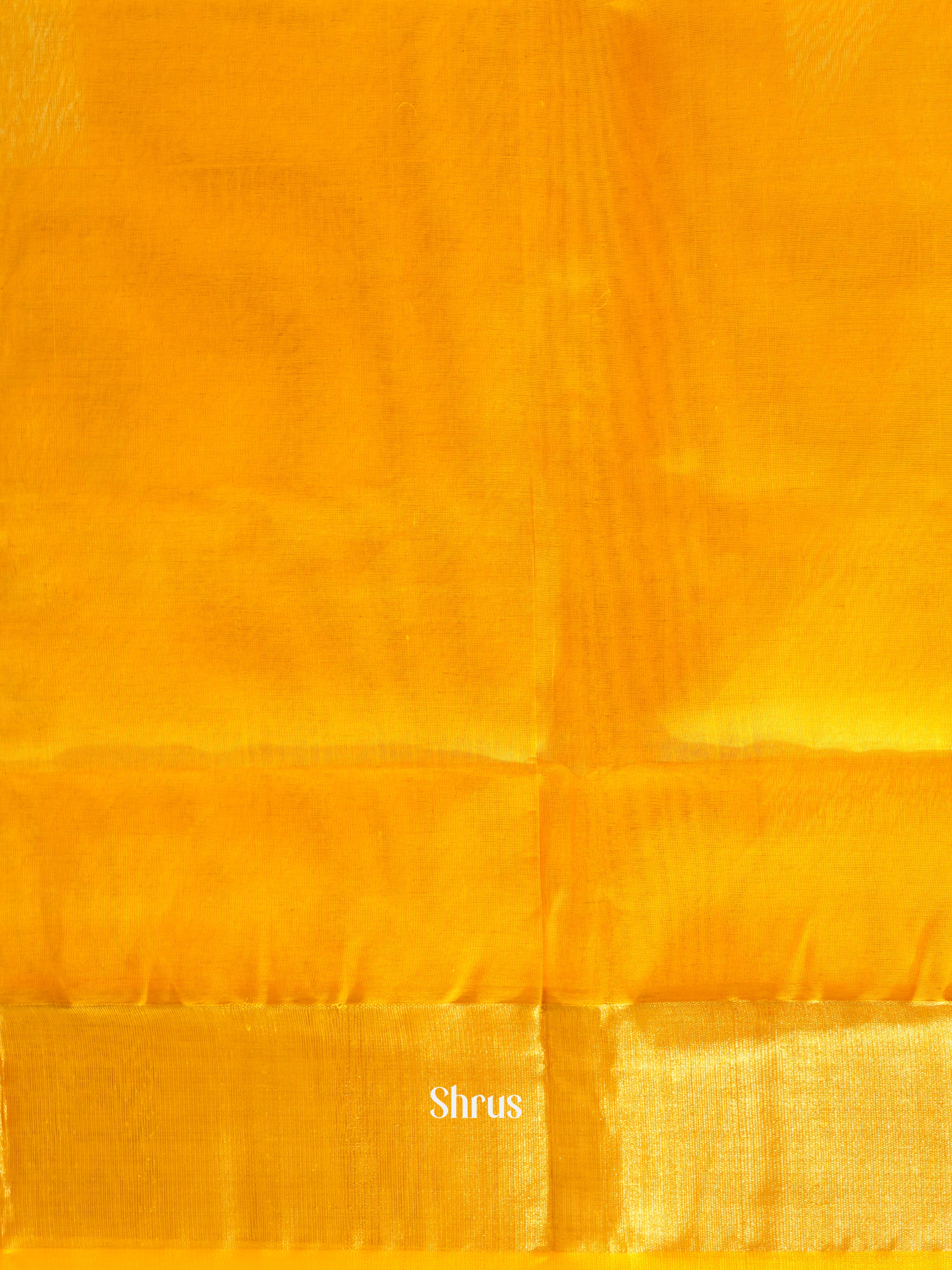 Green & Yellow - Silk Cotton Saree - Shop on ShrusEternity.com