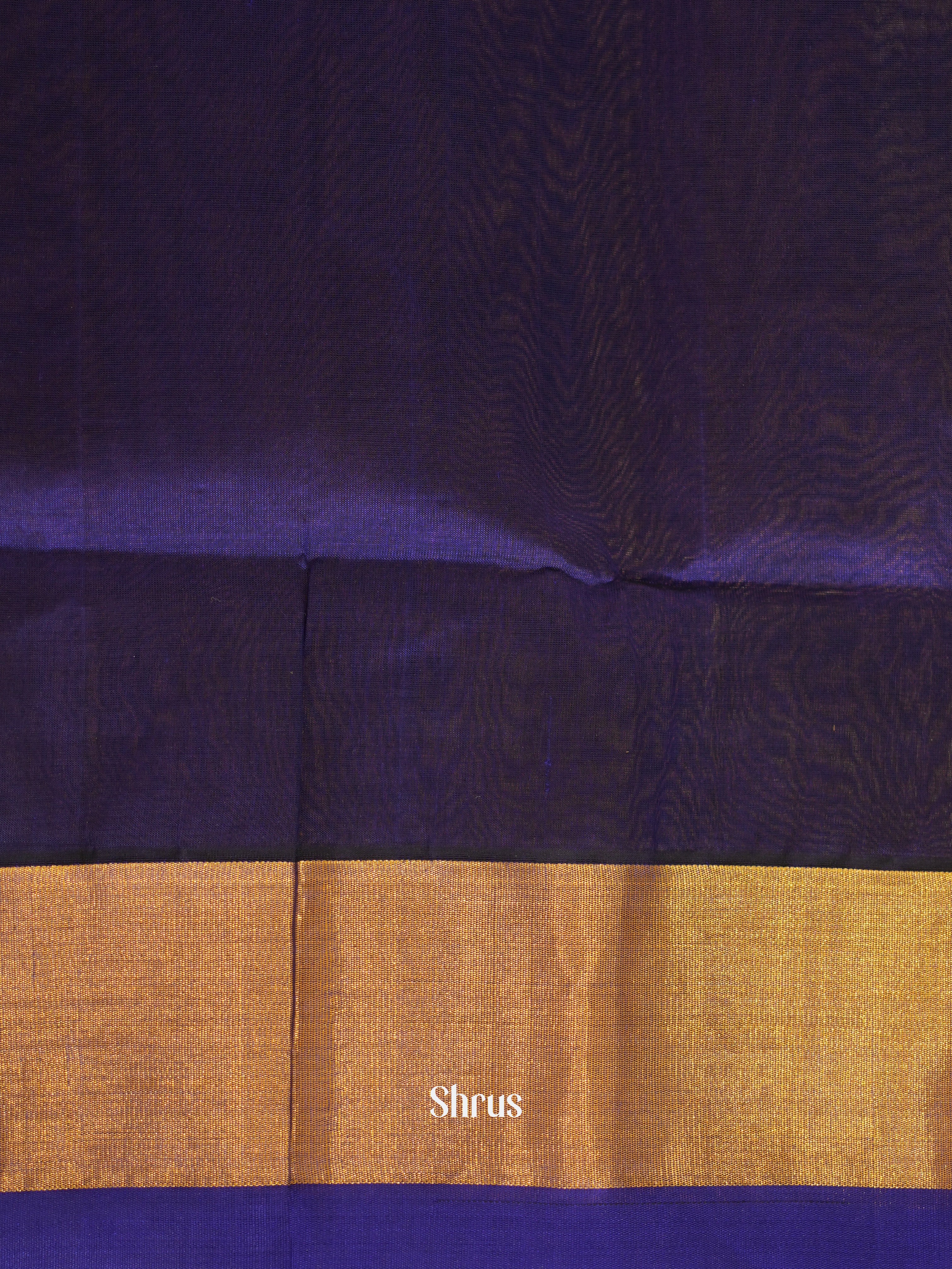 Yellow & Blue - Silk Cotton Saree - Shop on ShrusEternity.com