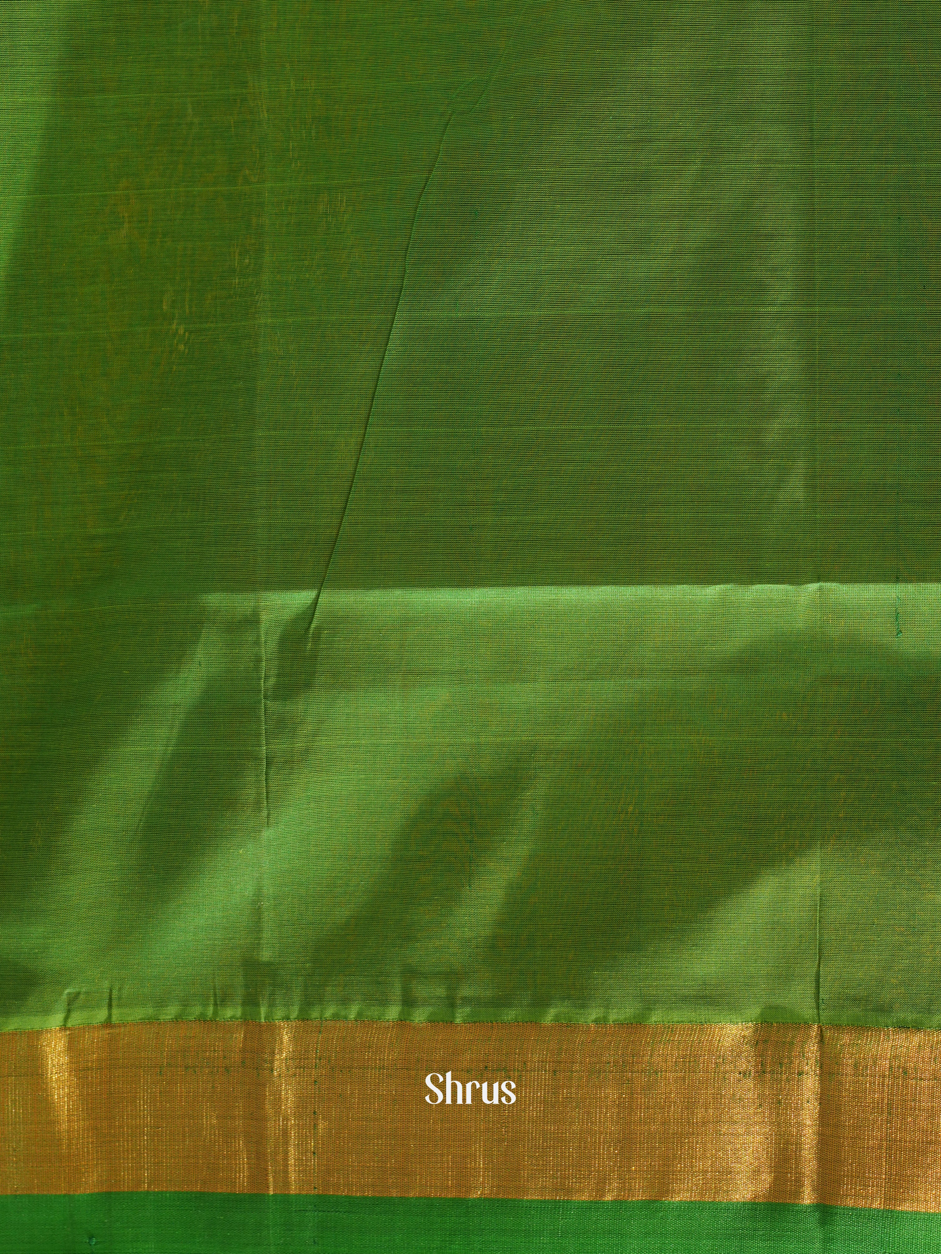 Red & Green - Silk Cotton Saree - Shop on ShrusEternity.com