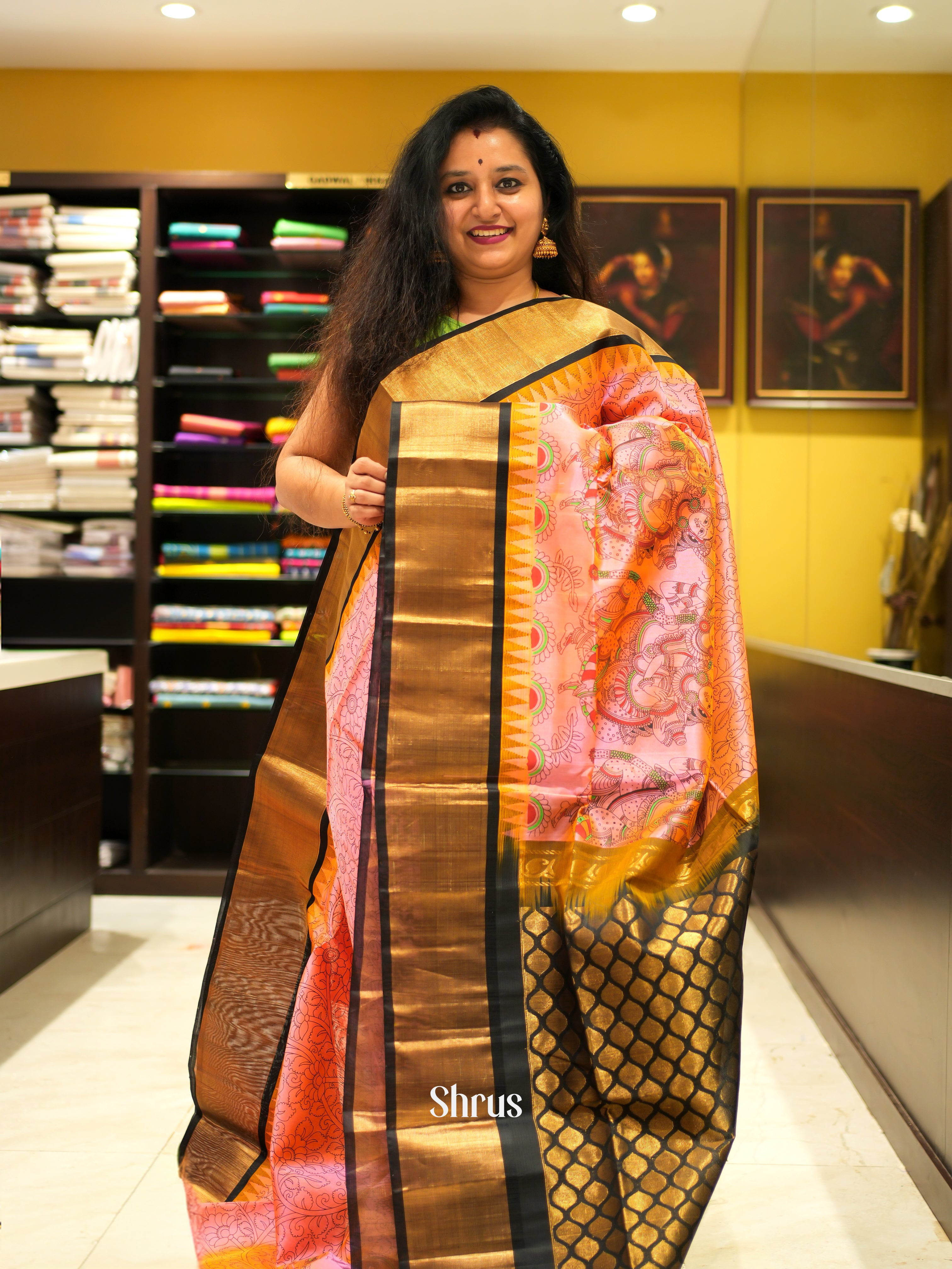 CGS10078 - Silk Cotton Saree - Shop on ShrusEternity.com