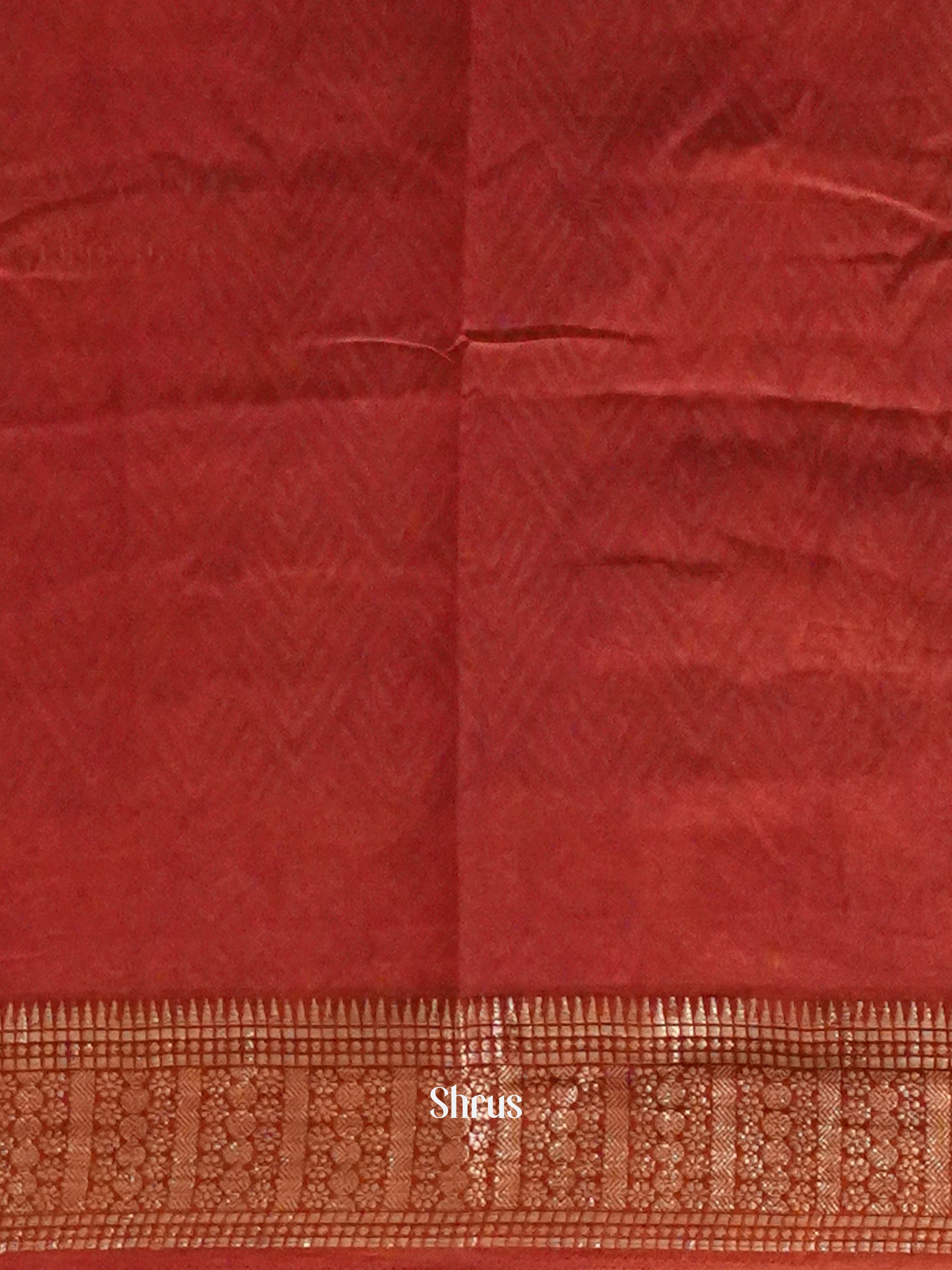 Black & Red - Art Modal Saree - Shop on ShrusEternity.com